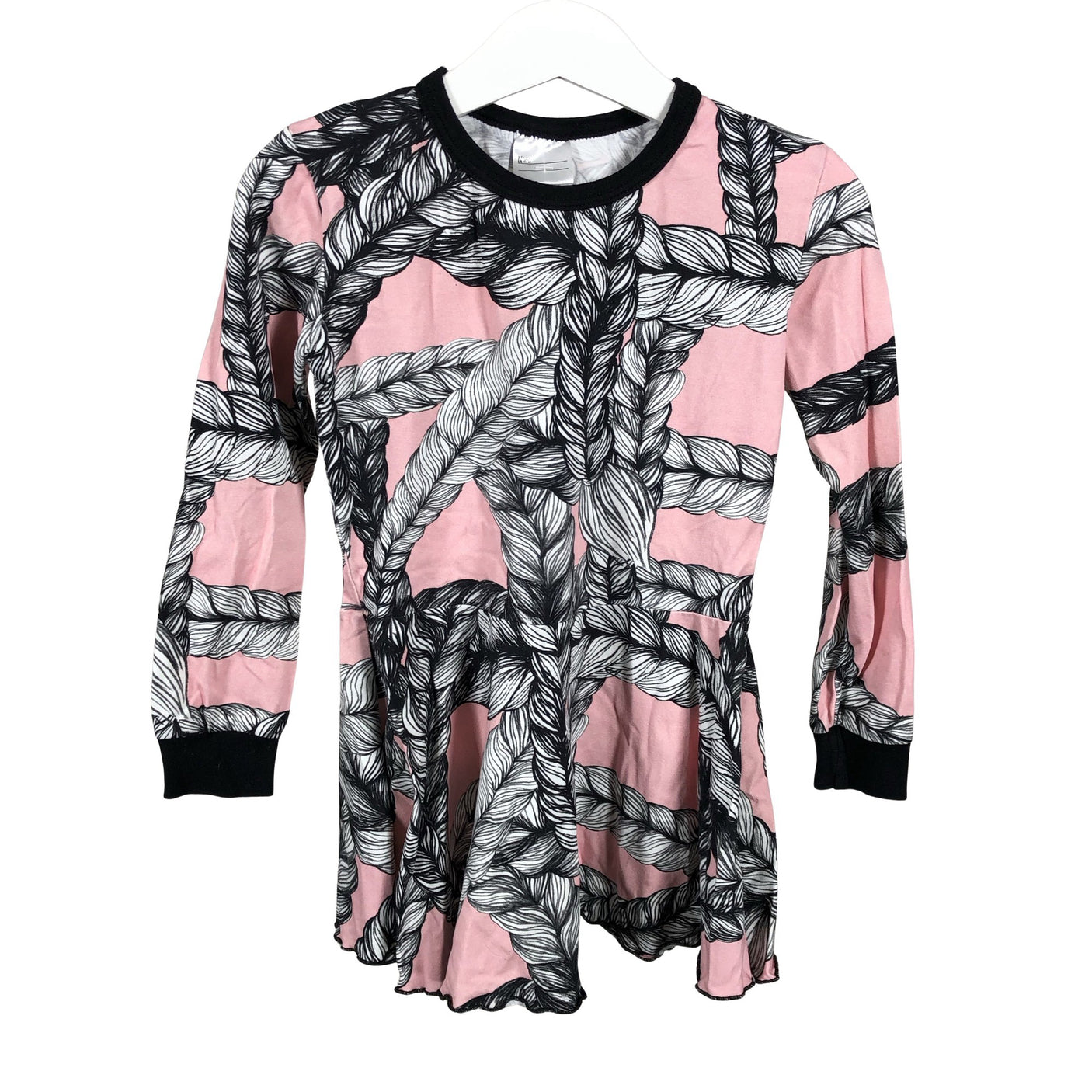 Tyttöjen Handmade - Trikoomekko, koko 98 - 104 - Vaaleanpunainen (1)