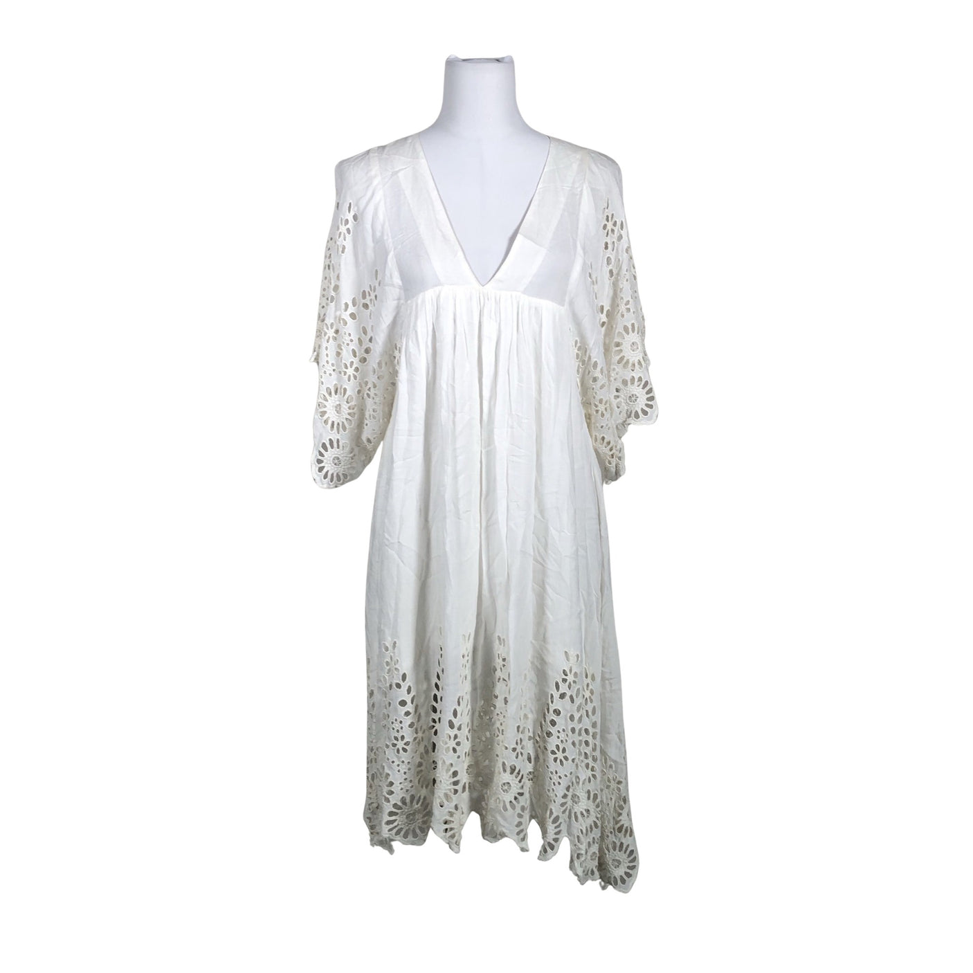 Naisten Ganni - Sifonkimekko, koko 34 - Valkoinen (1)