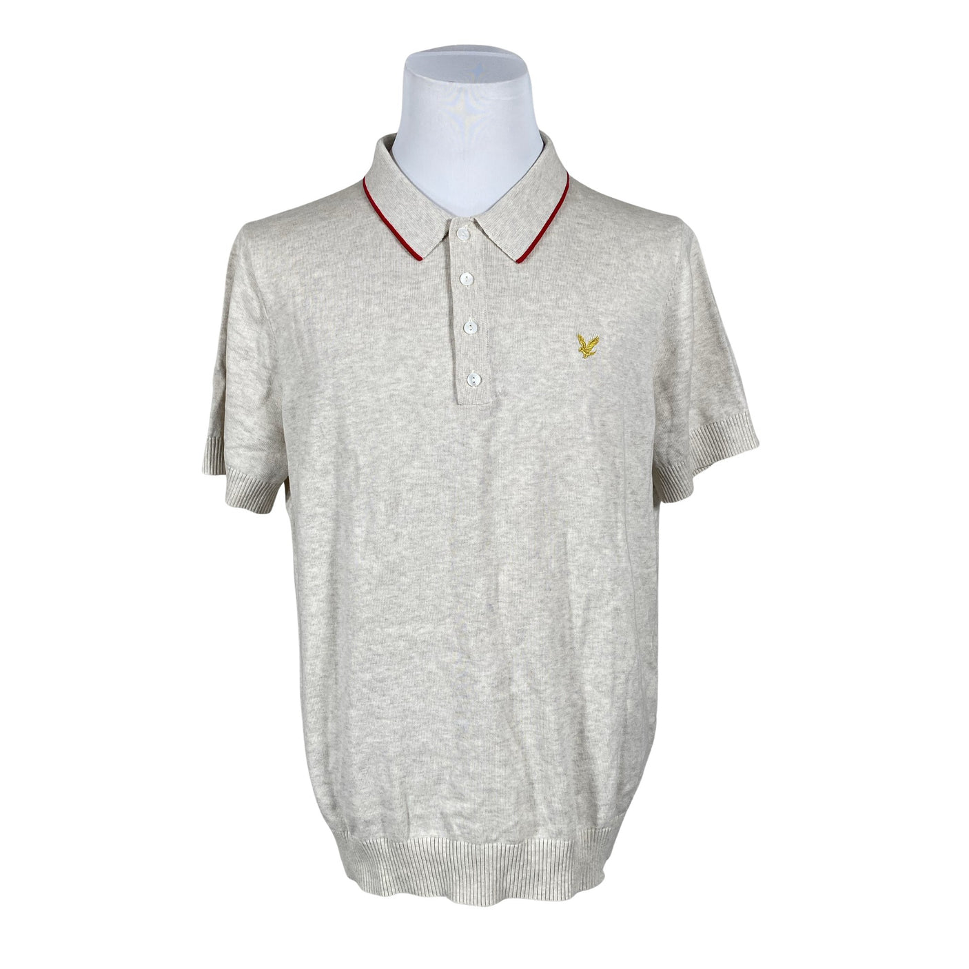 Miesten Lyle&Scott - Neulepaita, koko XL - Beige (1)