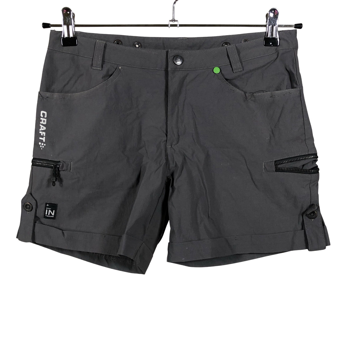 Naisten Craft - Shortsit, koko 36 - Harmaa (1)