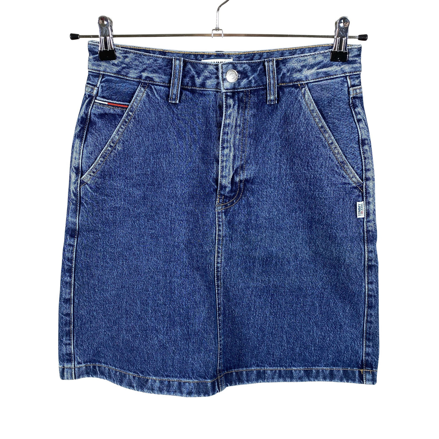 Naisten Tommy Jeans (Tommy Hilfiger) - Farkkuhame, koko W27 - Sininen (1)