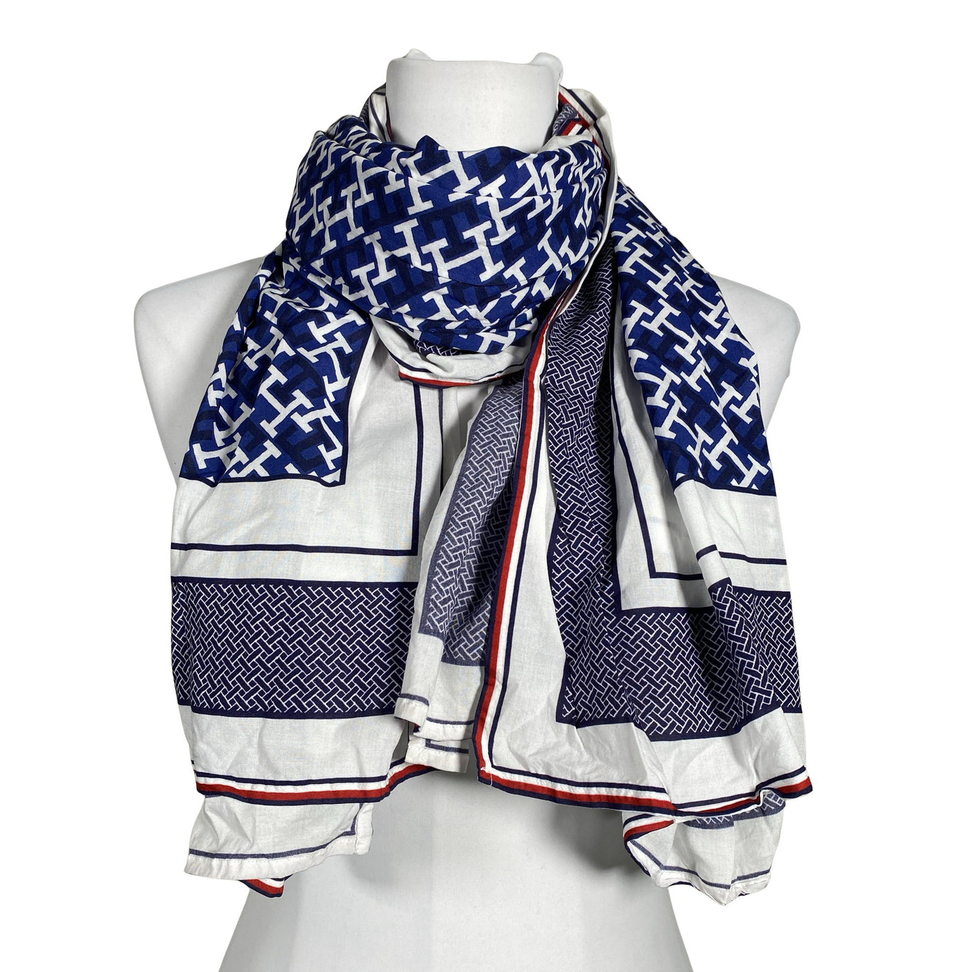 Naisten Tommy Hilfiger - Huivi, koko Maxi - Sininen (1)