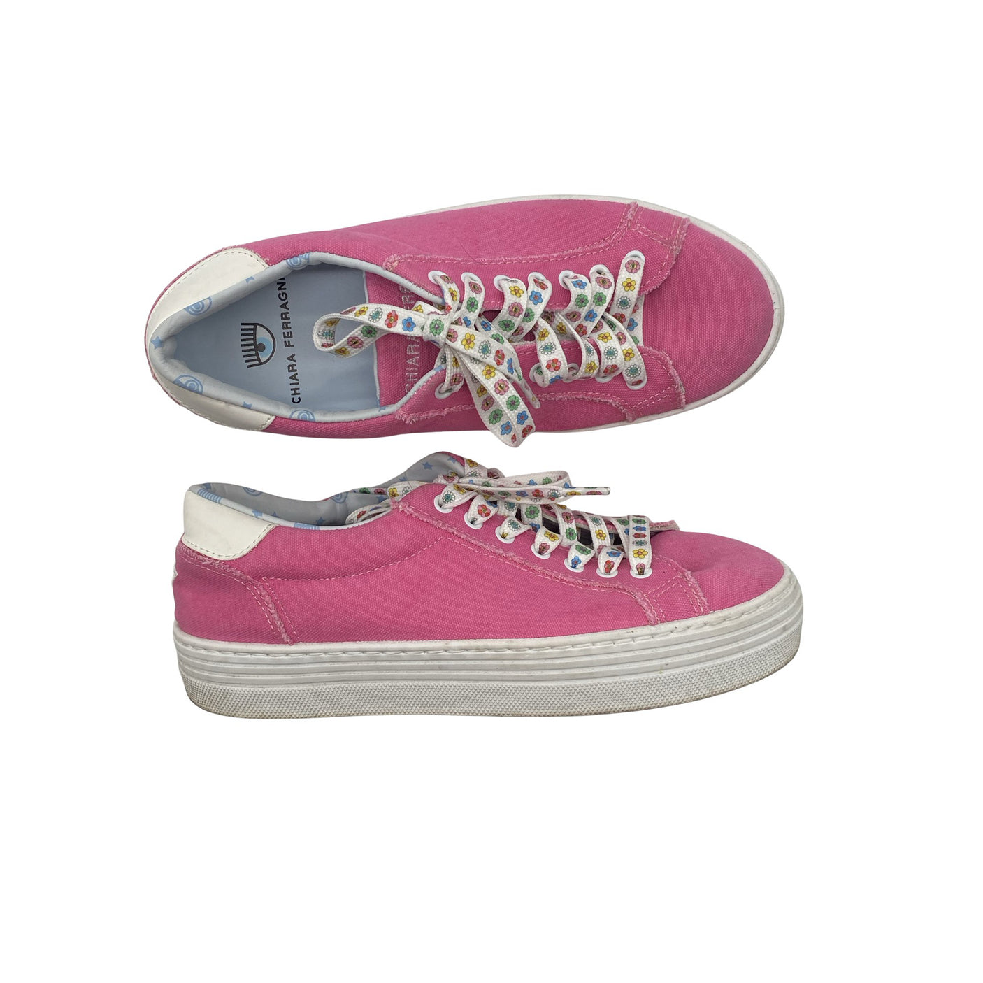 Naisten Chiara Ferragni - Tennarit, koko 40 - Pinkki (1)