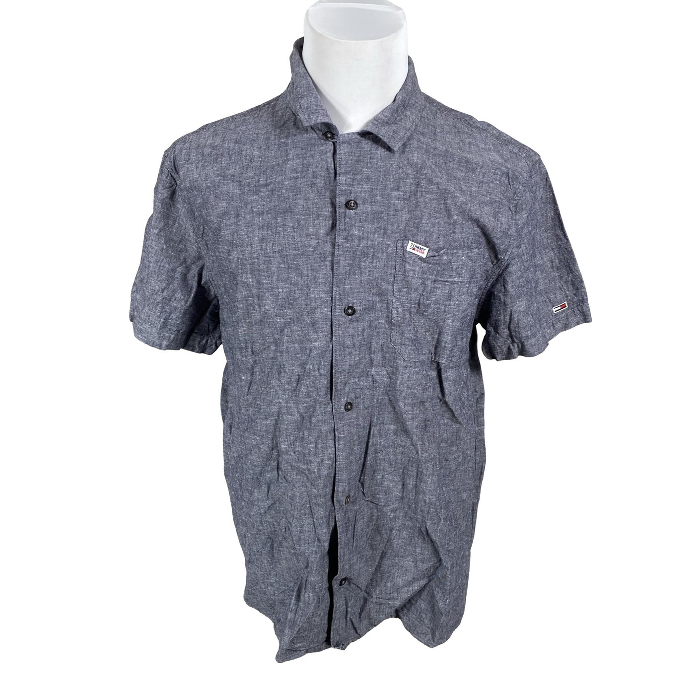 Miesten Tommy Jeans (Tommy Hilfiger) - Kauluspaita, koko XL - Sininen (1)