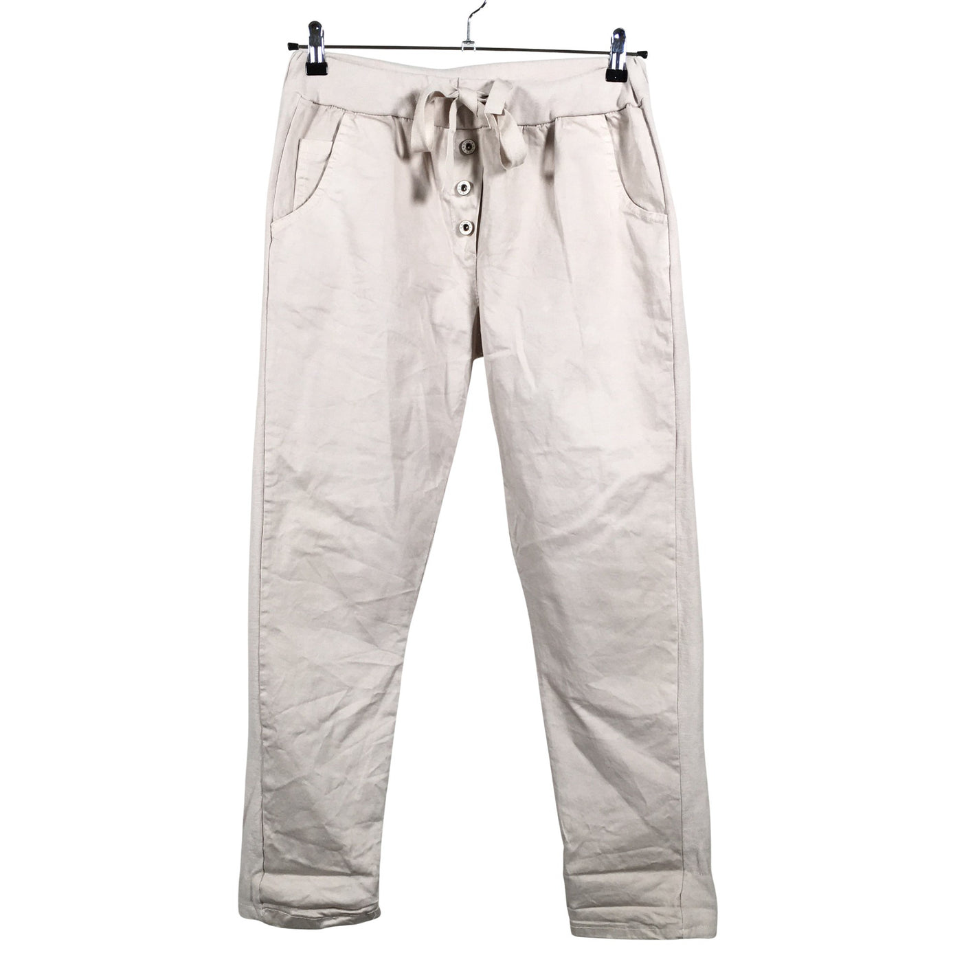 Naisten Perfect Jeans - Kangashousut, koko 40 - Beige (1)