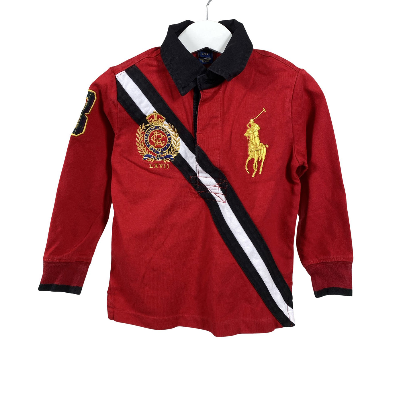 Poikien Polo Ralph Lauren - Trikoopaita, koko 86 - 92 - Punainen (1)