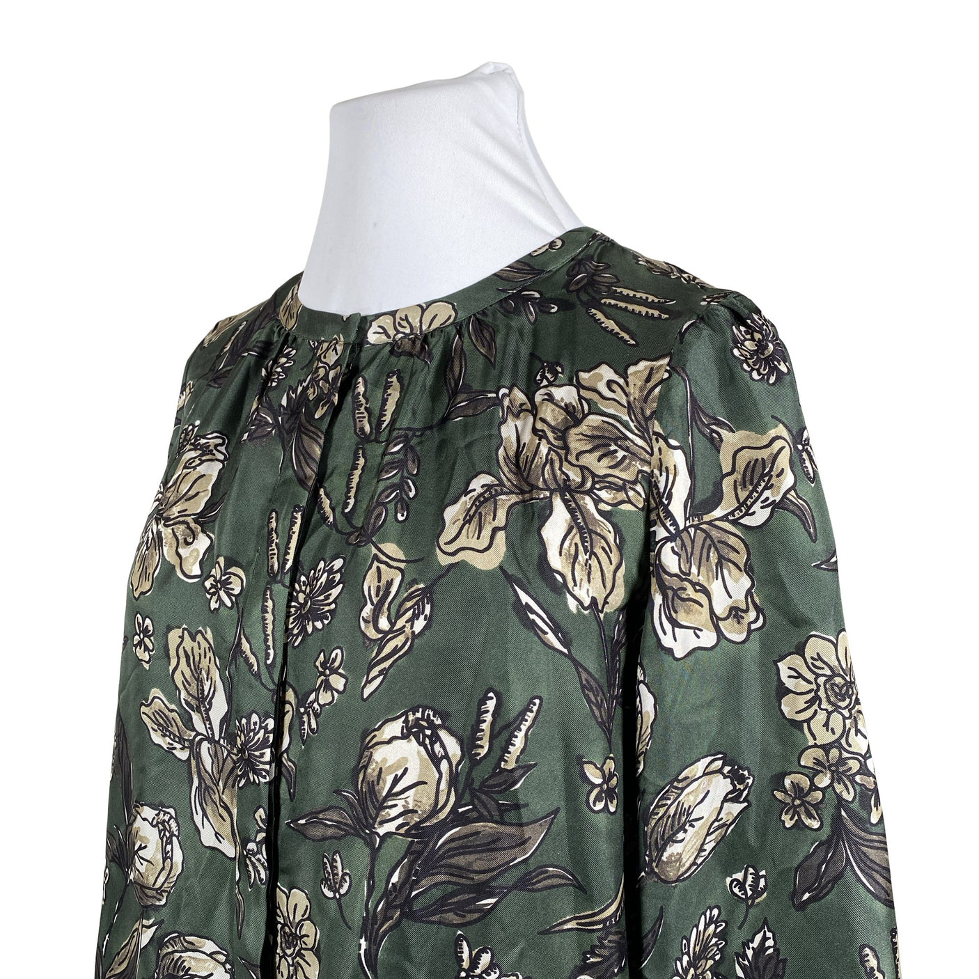 Naisten 'S MaxMara - Sifonkimekko, koko 44 - Vihreä (2)