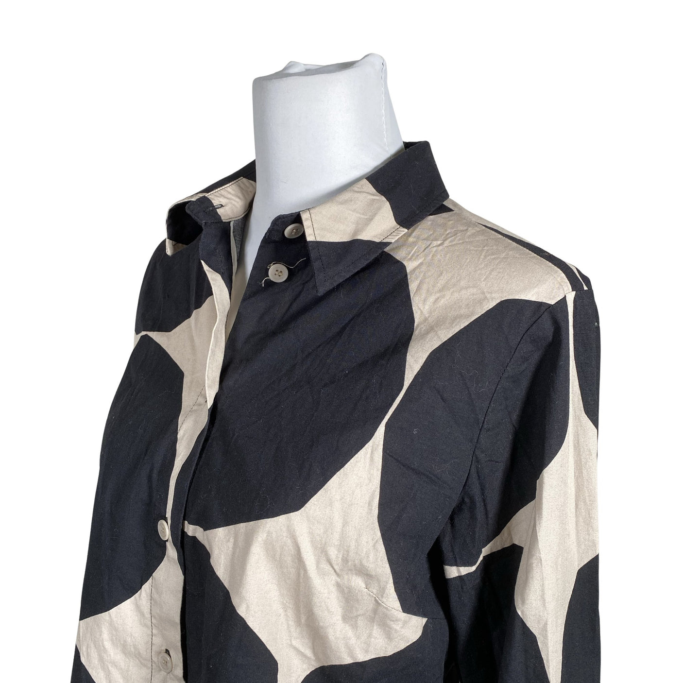 Naisten Marimekko - Kauluspaita, koko 40 - Musta (3)