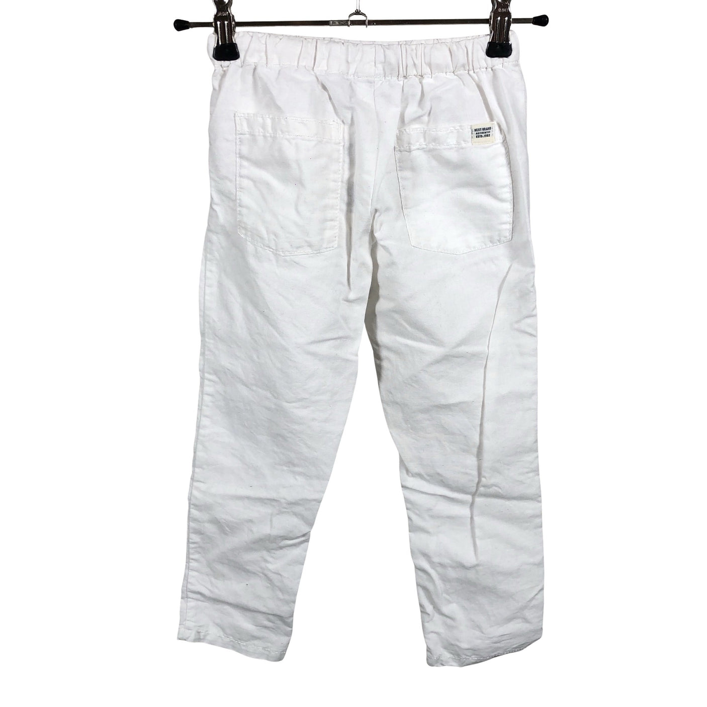 Unisex Next - Kangashousut, koko 98 - 104 - Valkoinen (2)