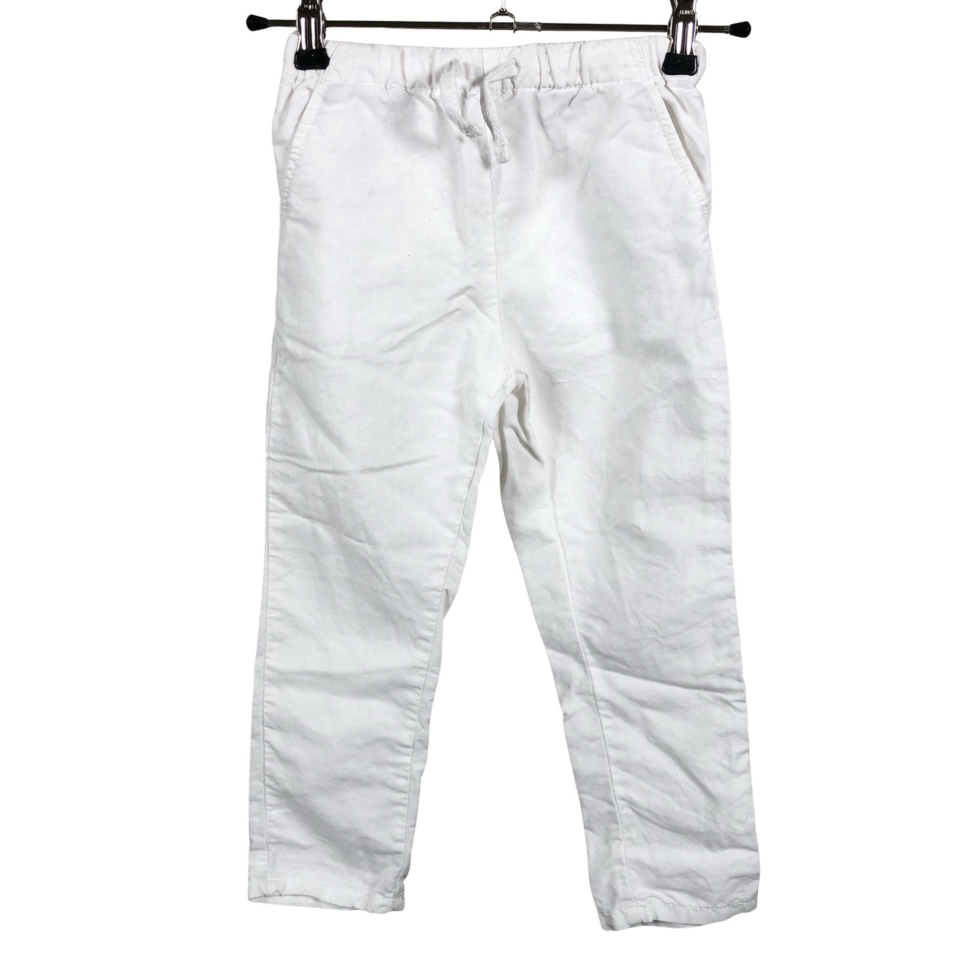 Unisex Next - Kangashousut, koko 98 - 104 - Valkoinen (1)
