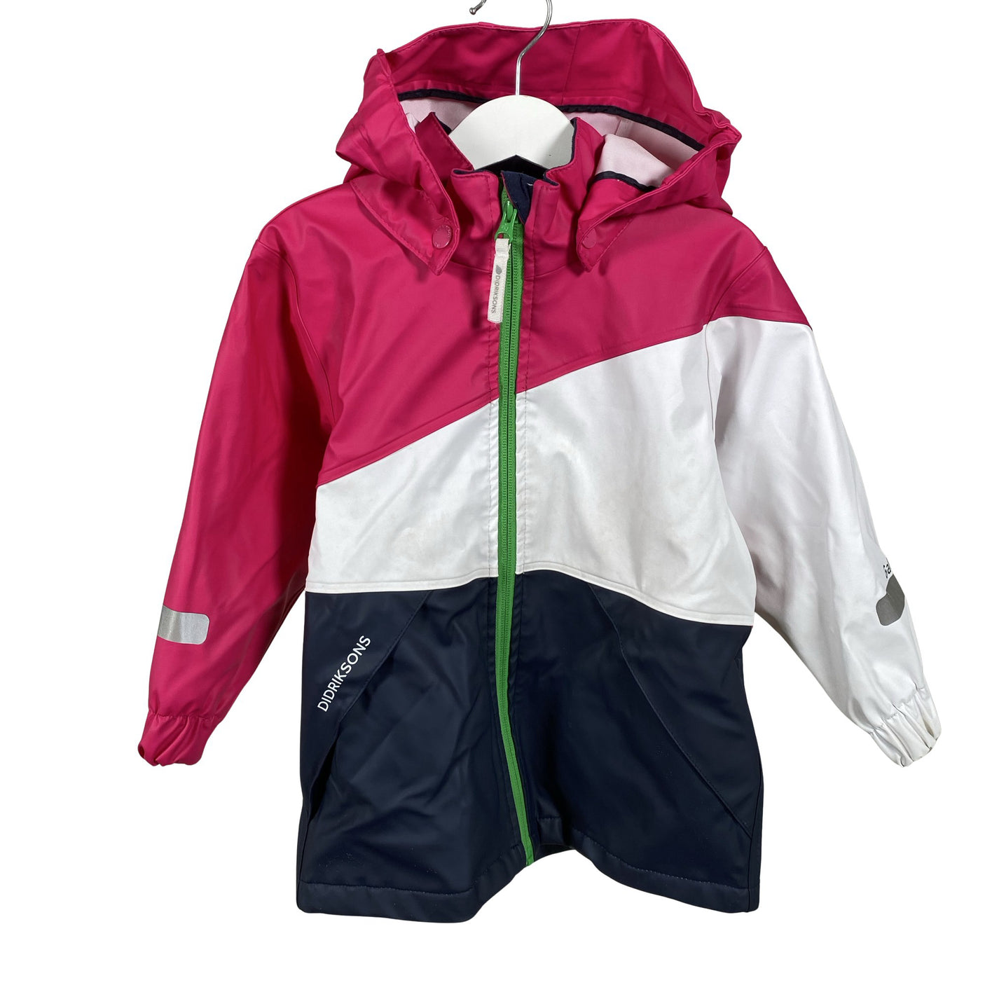 Unisex Didriksons - Sadetakki, koko 98 - 104 - Pinkki (1)