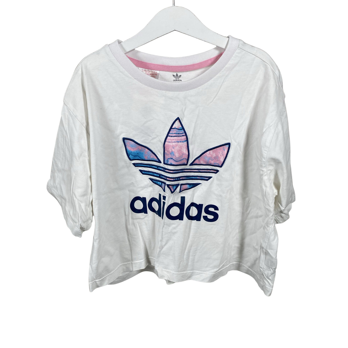 Tyttöjen Adidas - T-paita, koko 146 - 152 - Valkoinen (1)