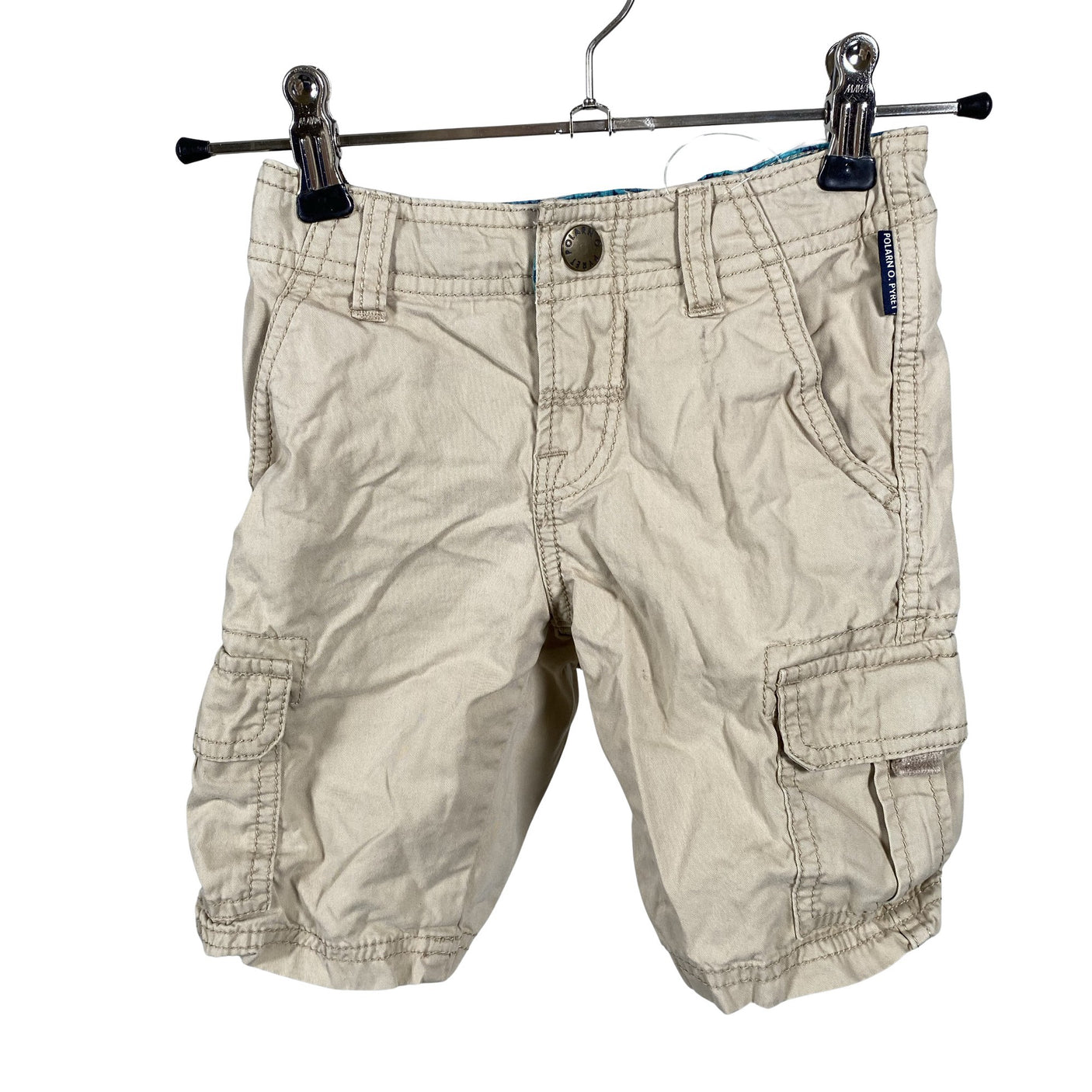 Unisex Polarn O. Pyret - Shortsit, koko 98 - 104 - Beige (1)
