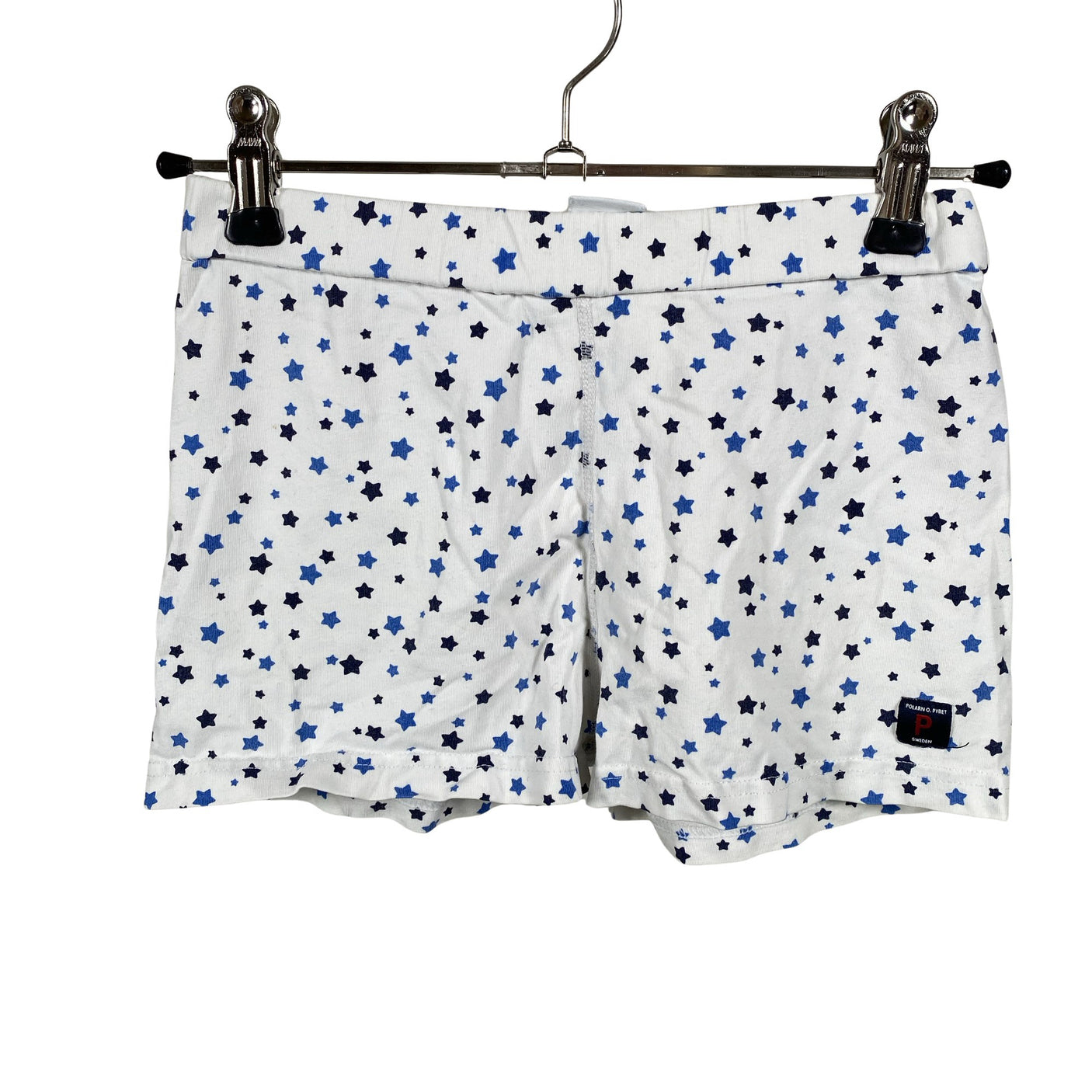 Unisex Polarn O. Pyret - Trikooshortsit, koko 116 - 122 - Valkoinen (1)