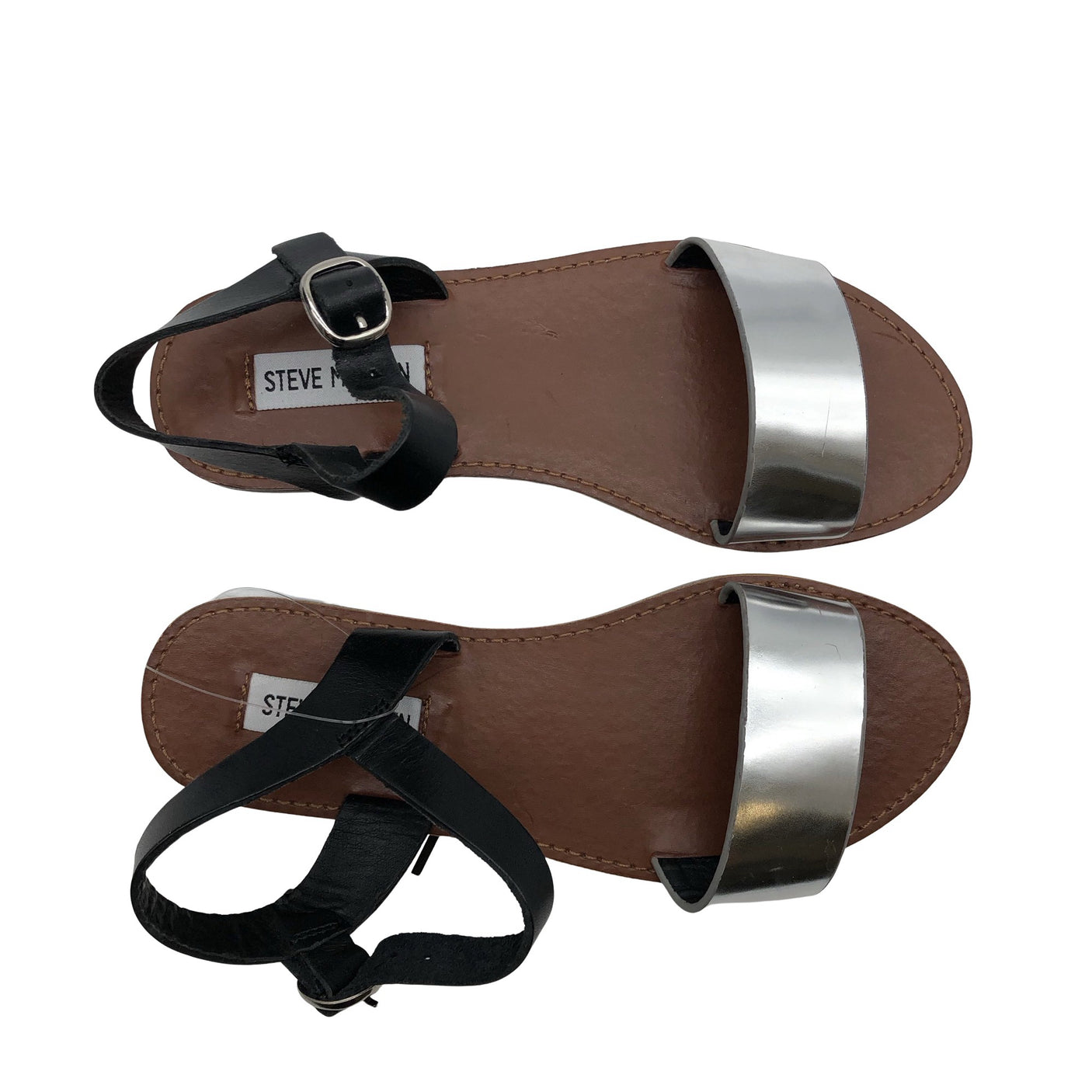 Naisten Steve Madden - Sandaalit, koko 37 - Hopea (1)