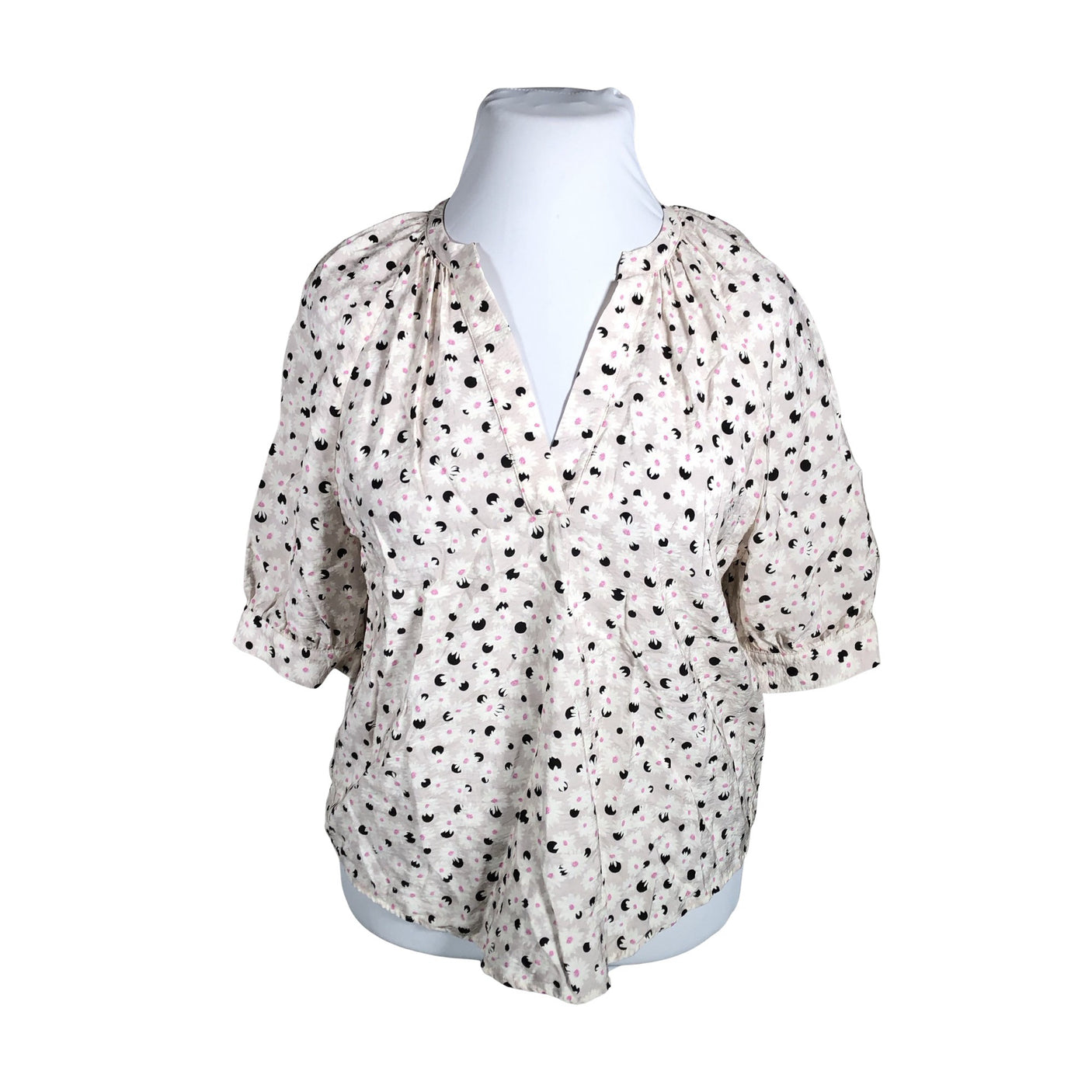 Naisten Holly & Whyte by Lindex - Lyhythihainen pusero, koko 44 - Beige (1)