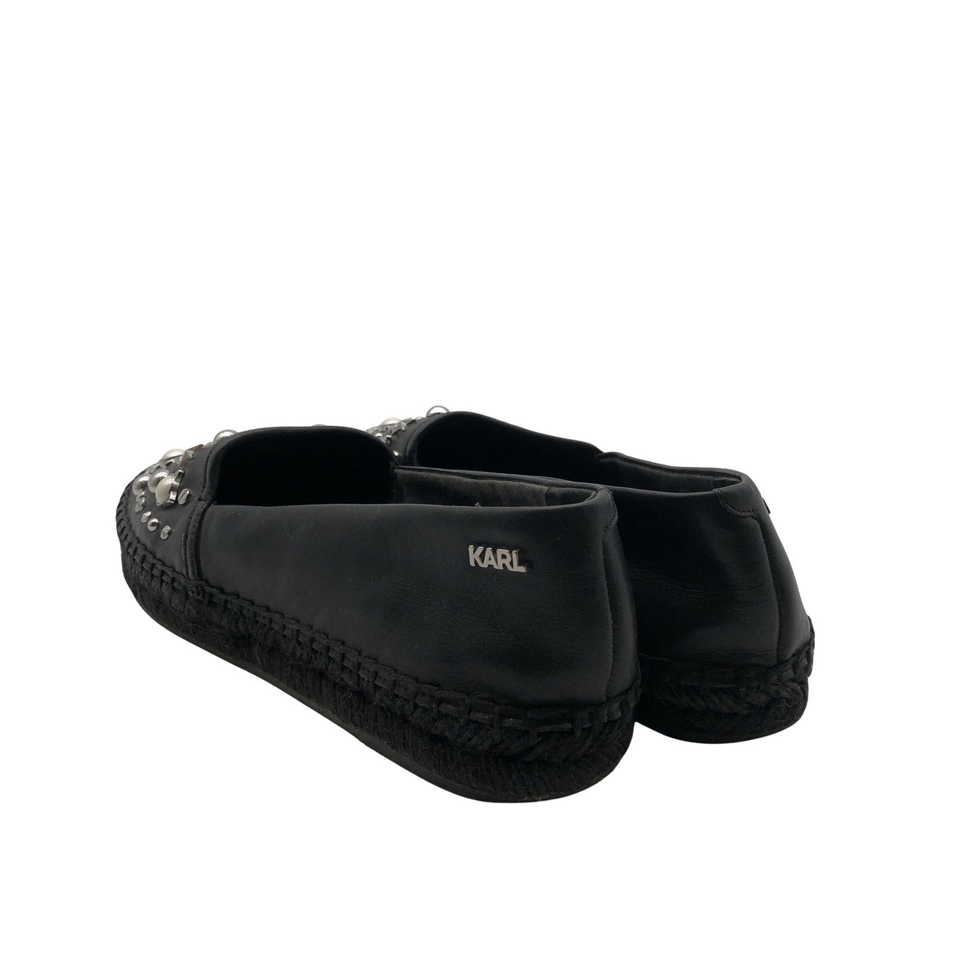 Naisten Karl Lagerfeld - Loaferit, koko 39 - Musta (2)