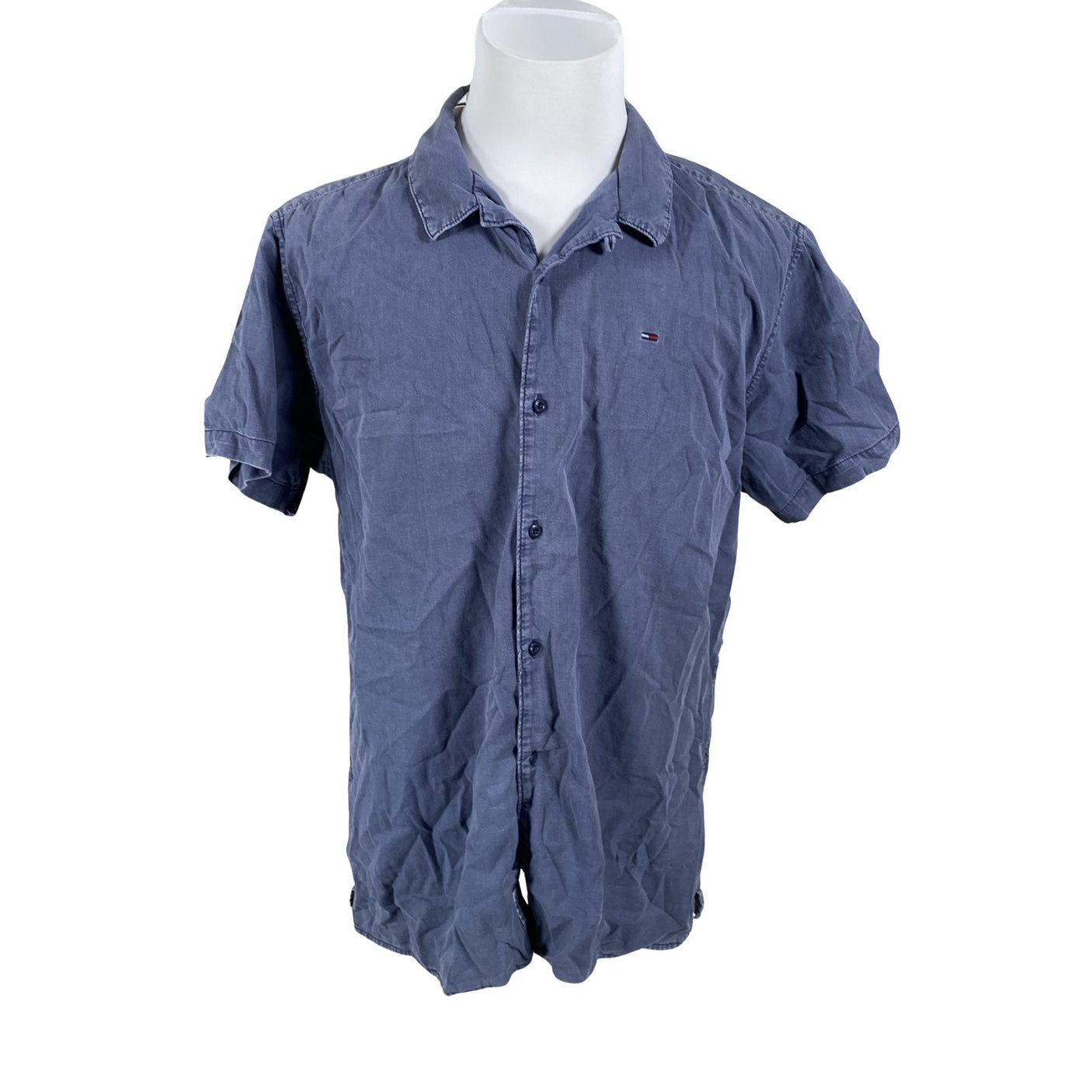 Miesten Tommy Jeans (Tommy Hilfiger) - Kauluspaita, koko XXL - Sininen (1)
