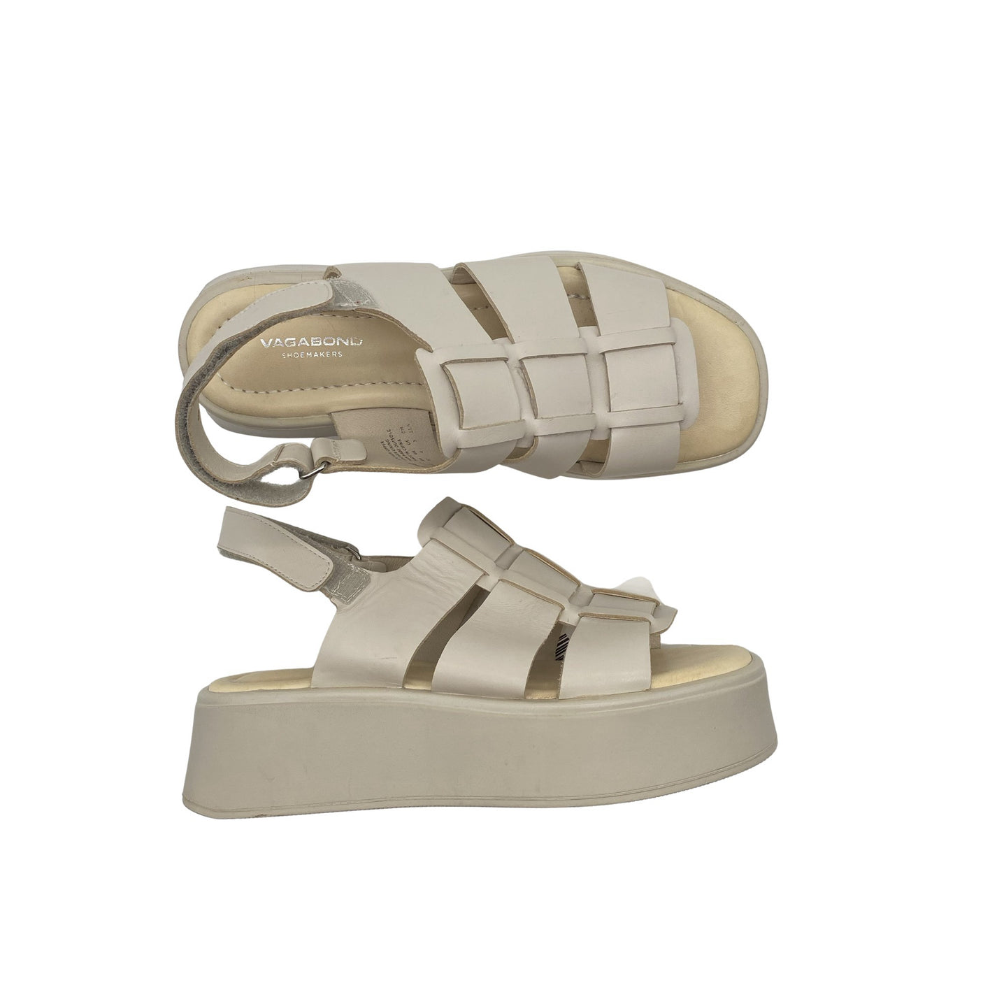 Naisten Vagabond - Korolliset sandaalit, koko 37 - Beige (1)