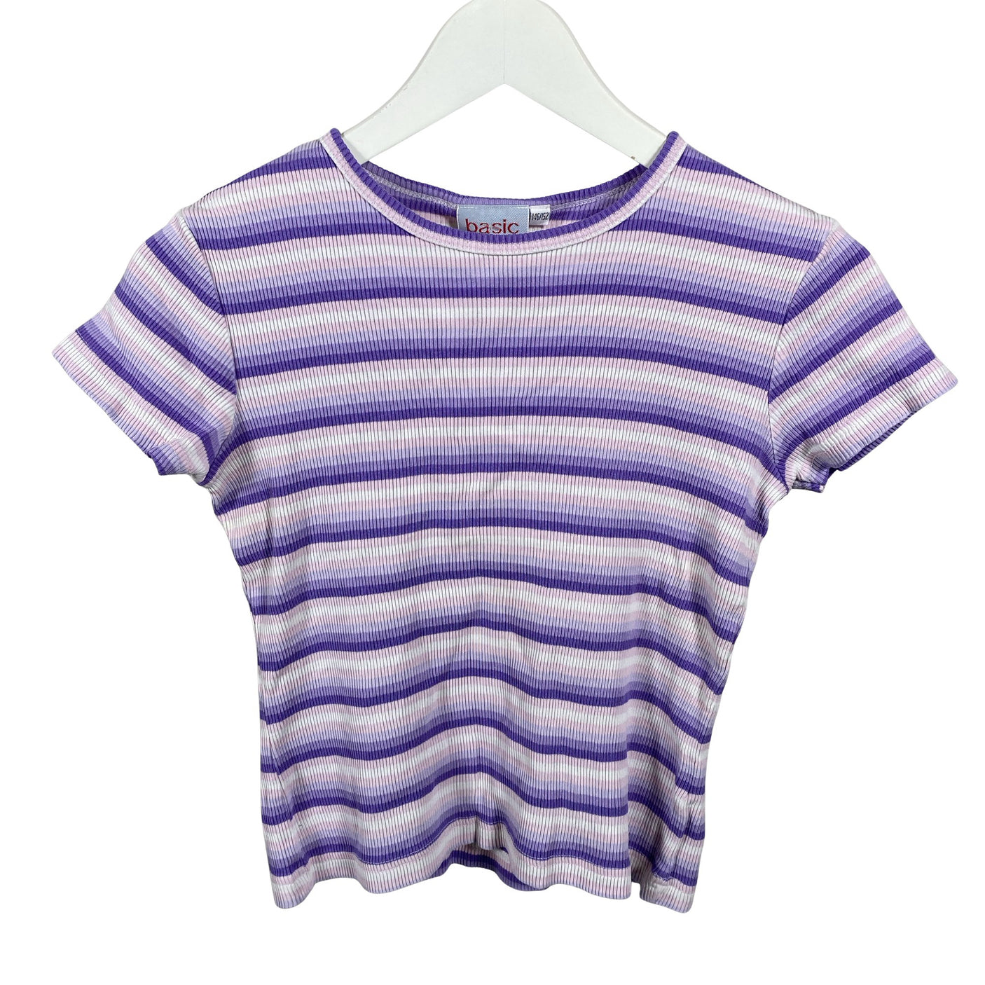 Tyttöjen Lindex - T-paita, koko 146 - 152 - Violetti (1)