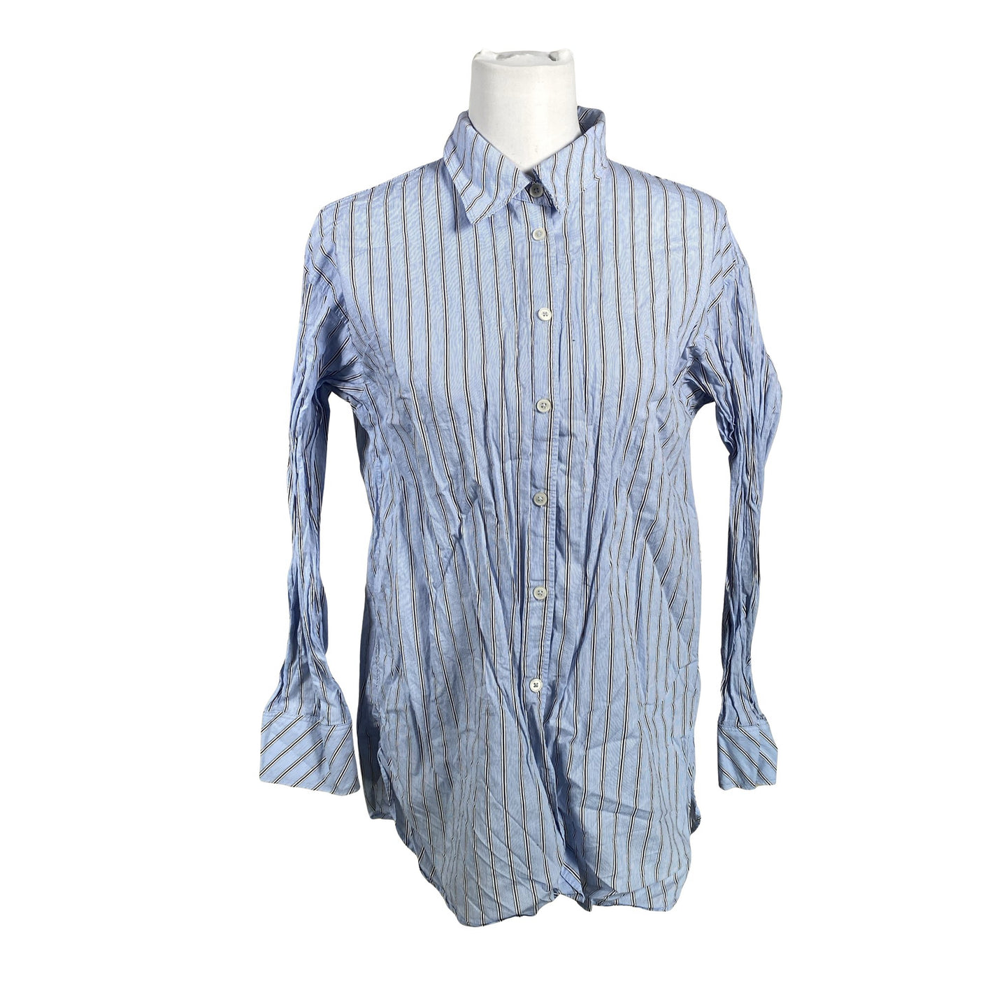 Naisten Massimo Dutti - Kangastunika, koko 38 - Sininen (1)