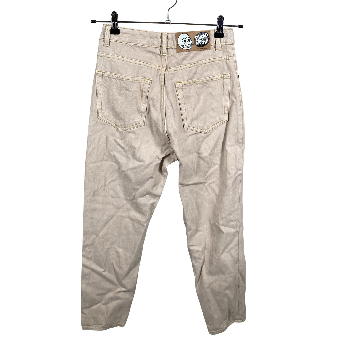 Naisten Cheap Monday - Farkut, koko W27 - Beige (2)