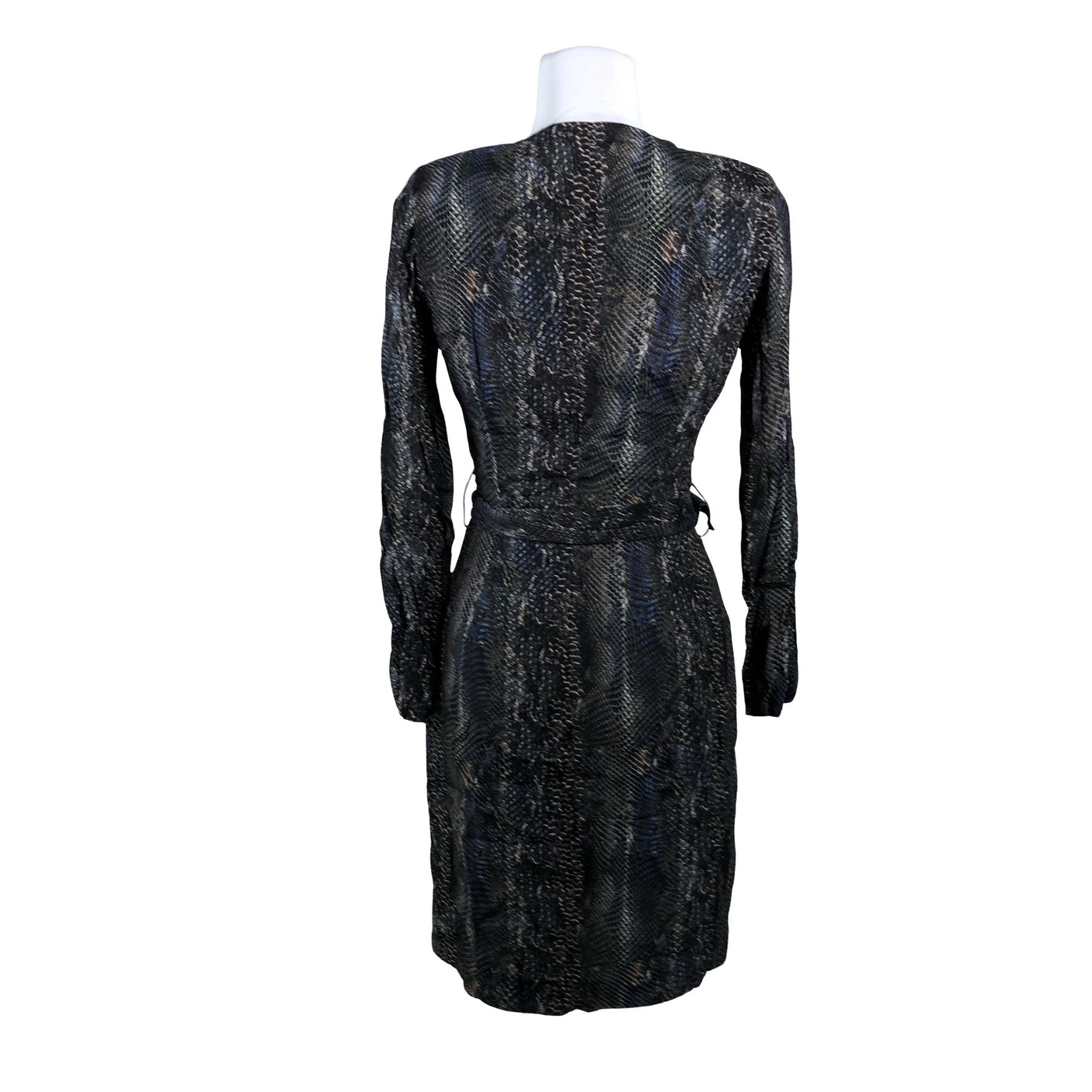 Naisten Massimo Dutti - Sifonkimekko, koko 34 - Harmaa (2)