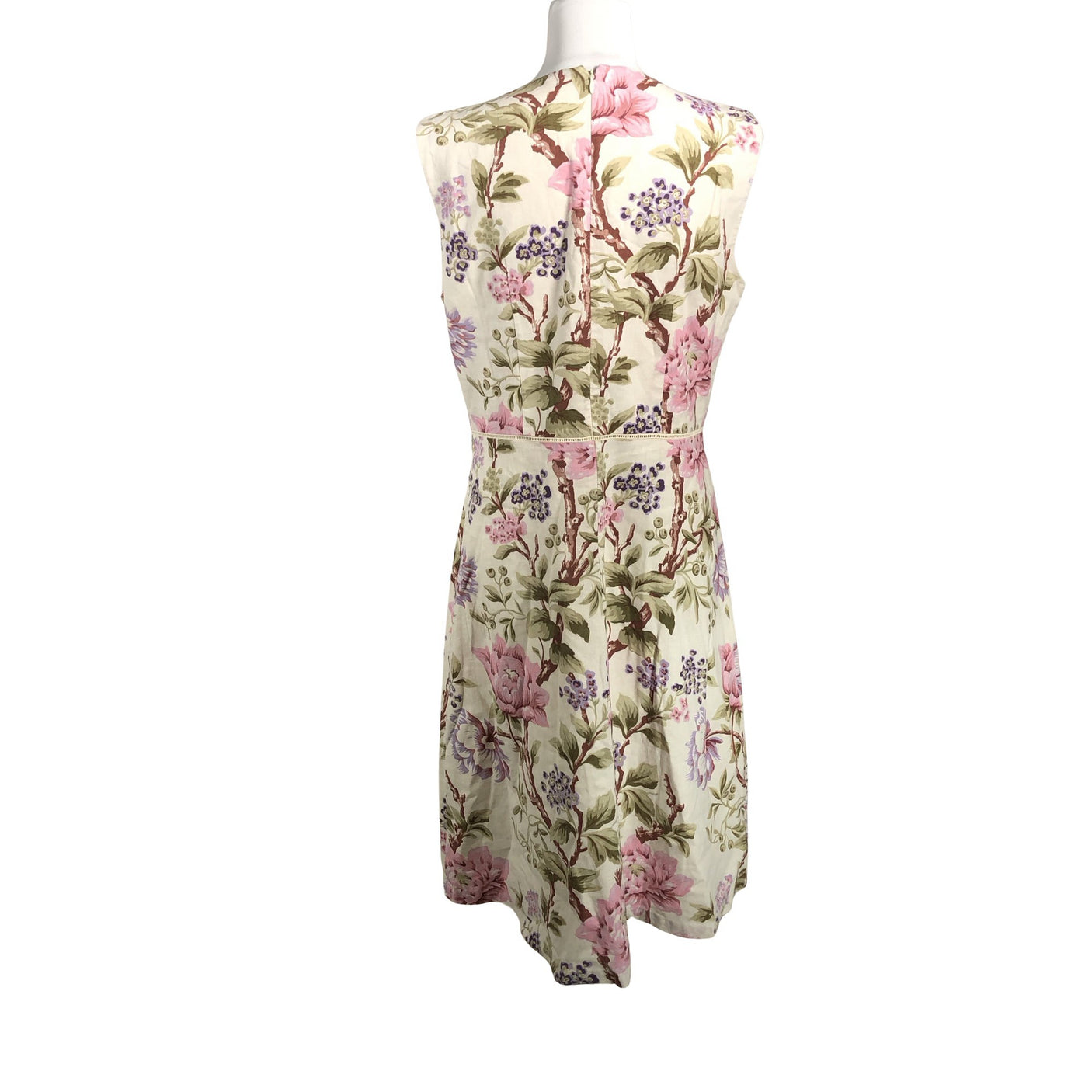 Naisten Laura Ashley - Kangasmekko, koko 40 - Beige (2)