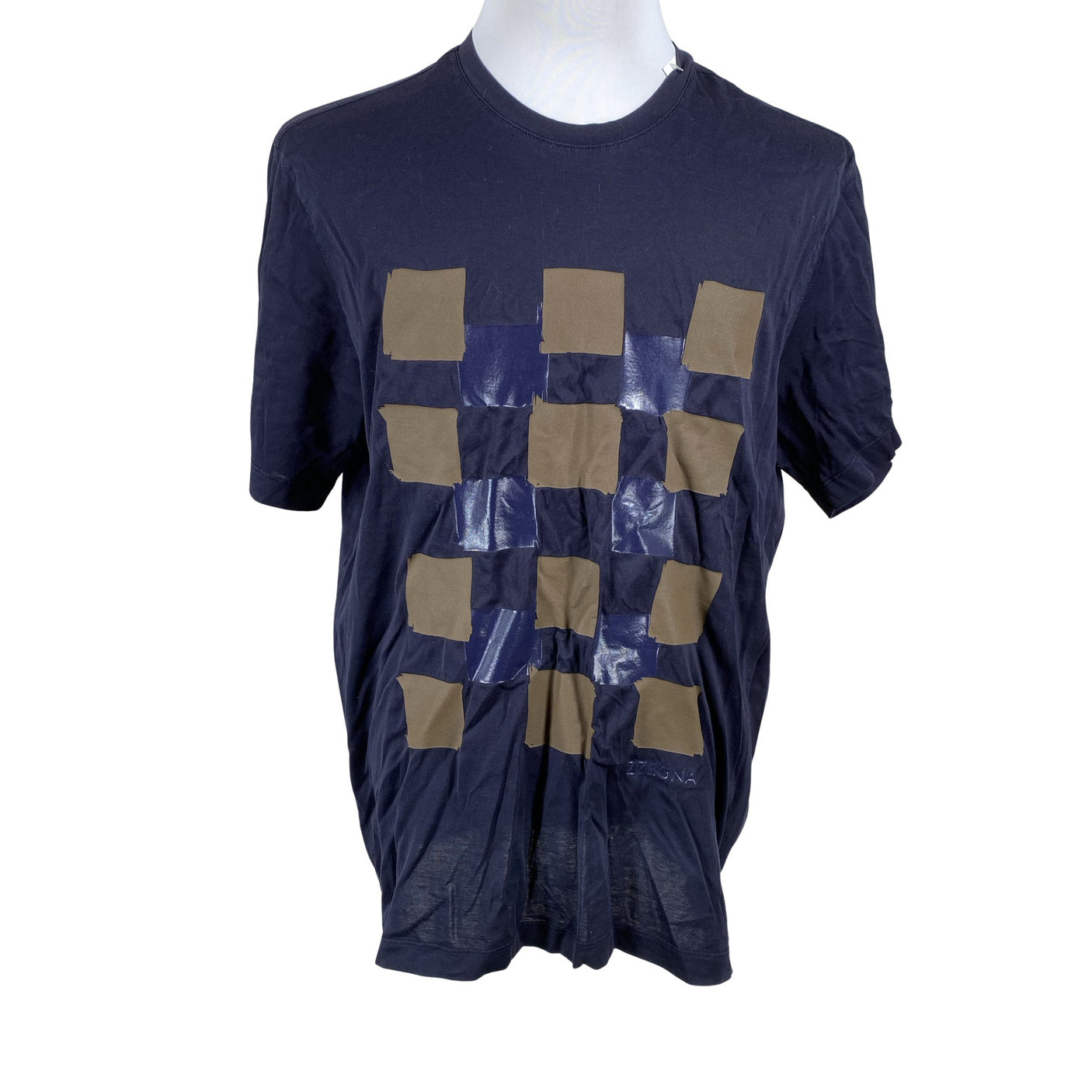 Miesten Z Zegna - T-paita, koko XL - Sininen (1)