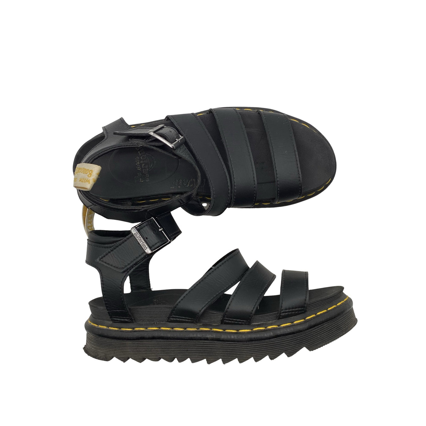 Naisten Dr. Martens - Sandaalit, koko 39 - Musta (1)