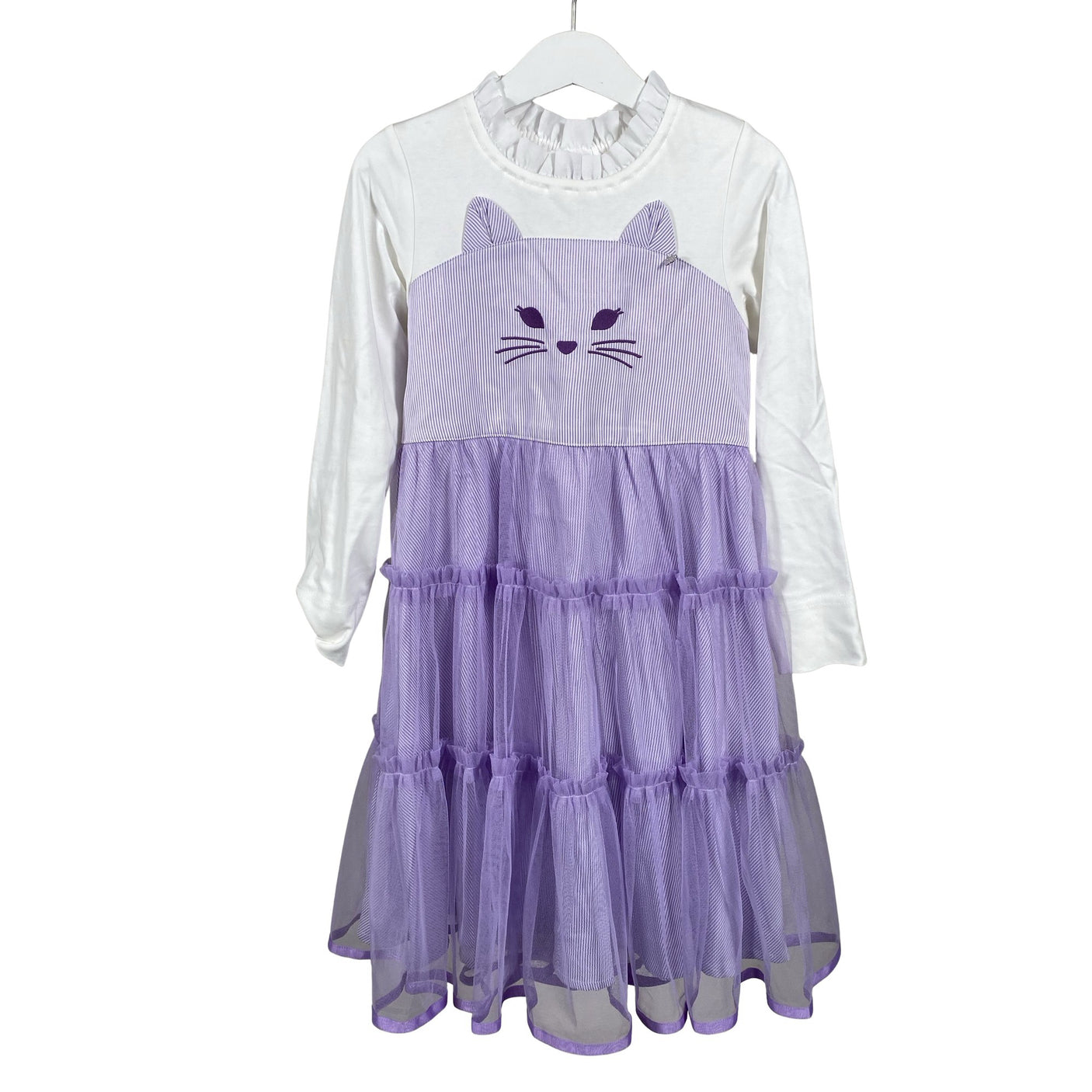 Tyttöjen Anna Sui - Kangasmekko, koko 116 - 122 - Violetti (1)