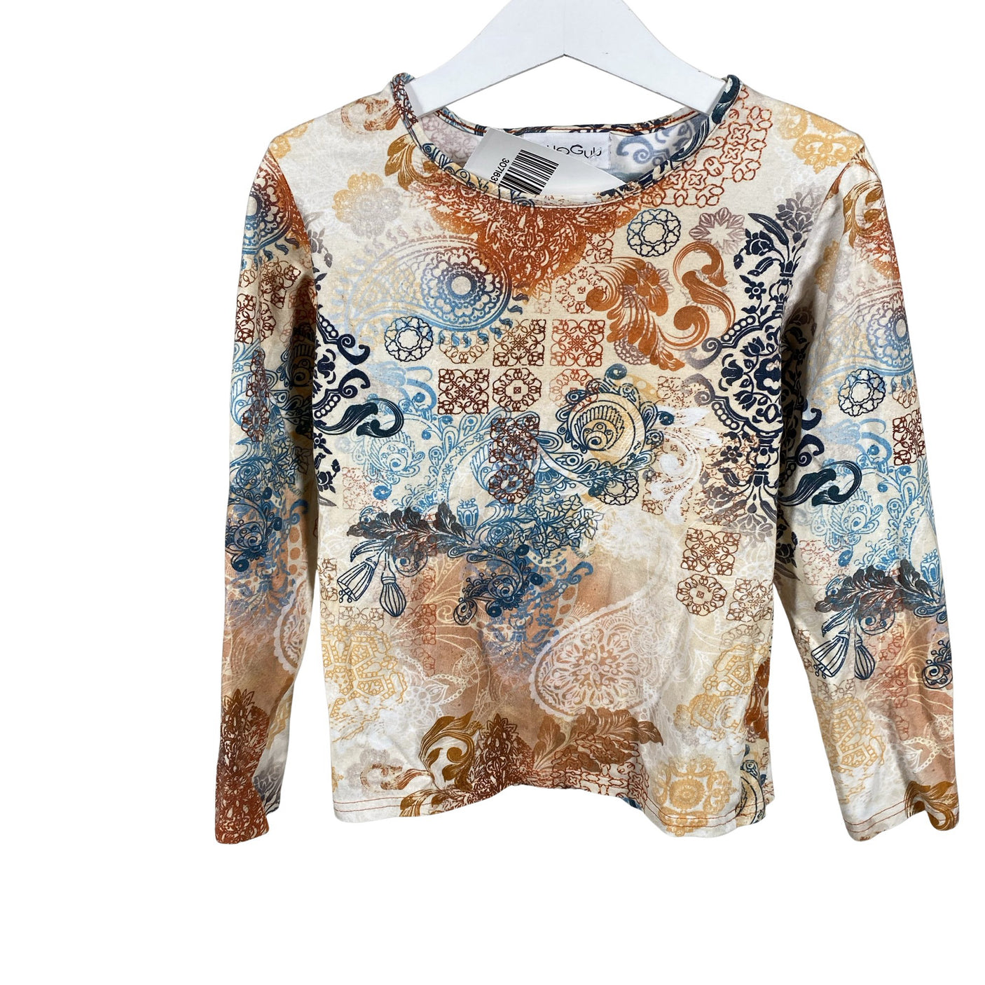Unisex Gugguu - Trikoopaita, koko 116 - 122 - Beige (1)