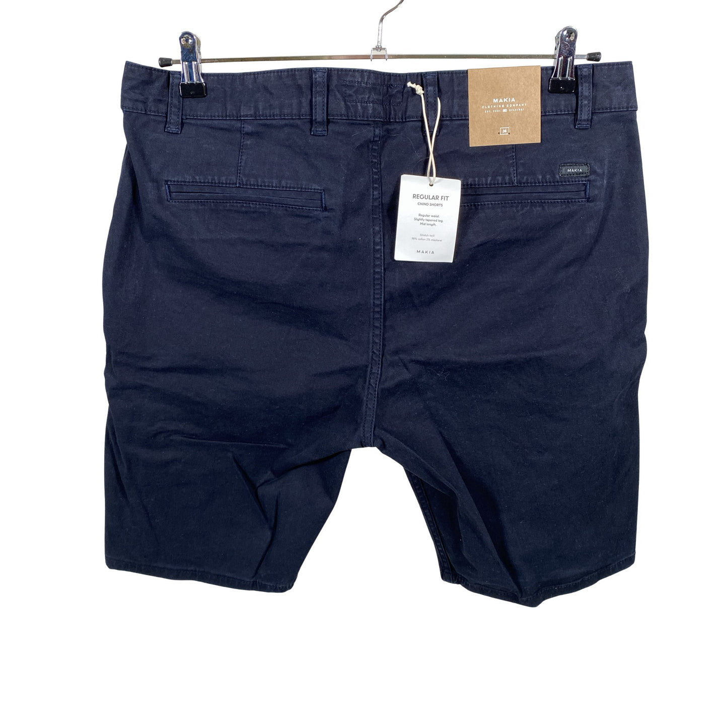 Miesten Makia - Shortsit, koko W36 - Sininen (2)