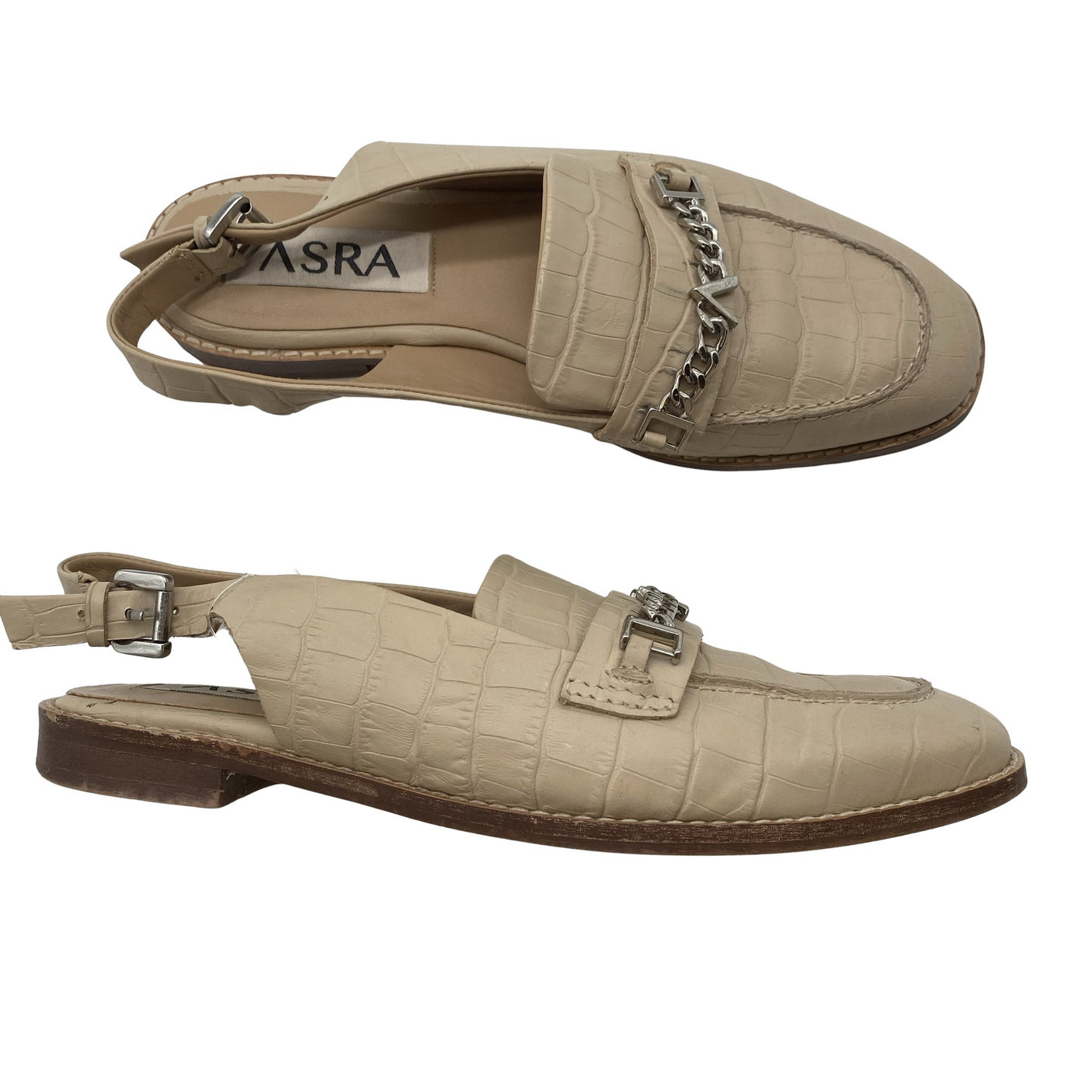 Naisten ASRA - Pistokkaat, koko 38 - Beige (1)