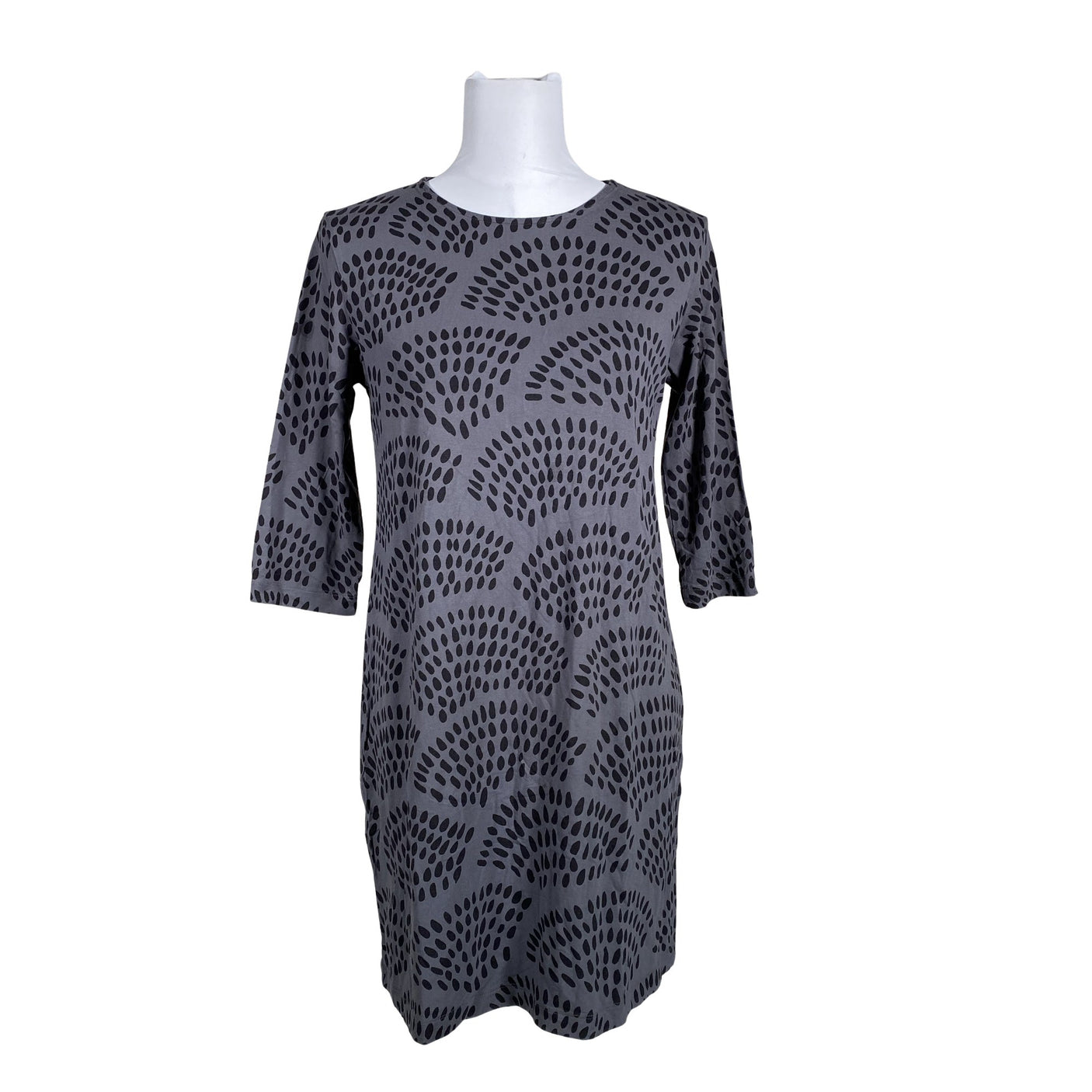 Naisten Marimekko - Trikoomekko, koko 40 - Harmaa (1)