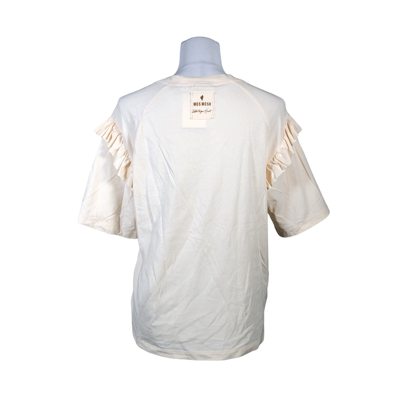 Naisten Mos Mosh - T-paita, koko 38 - Beige (2)
