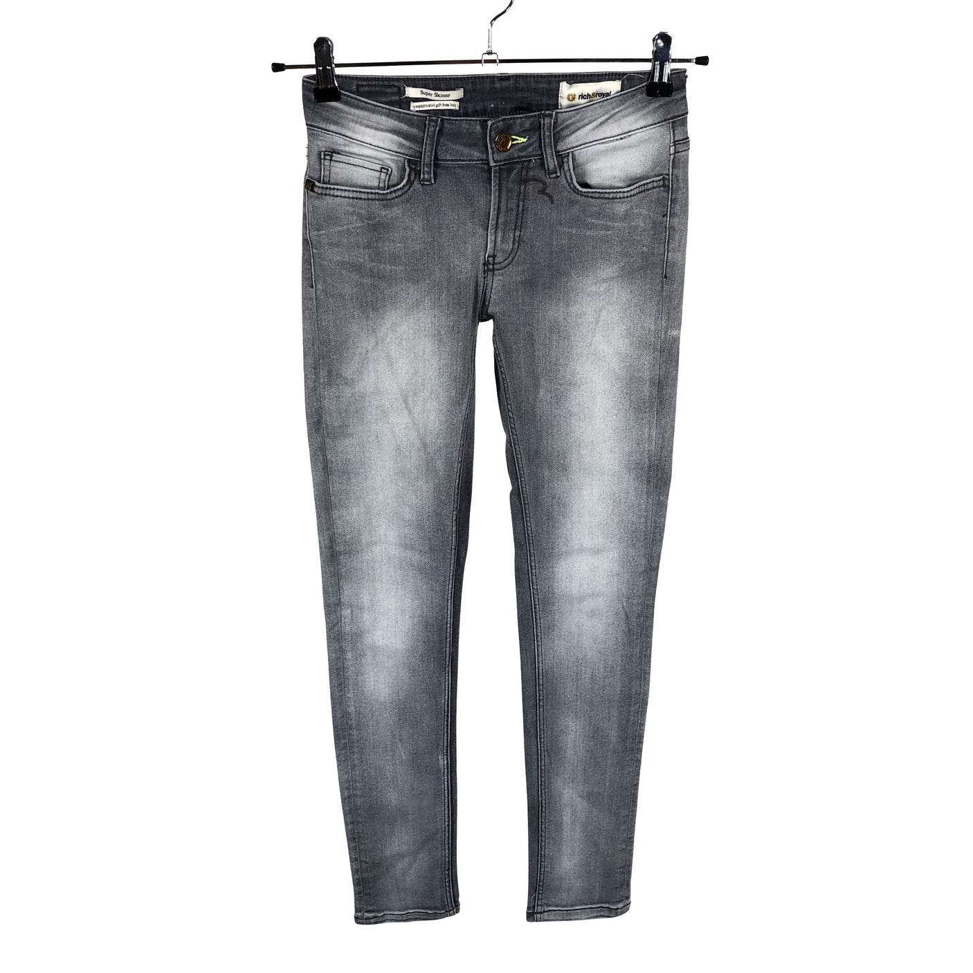 Naisten Rich & Royal - Farkut, koko W28 - Harmaa (1)