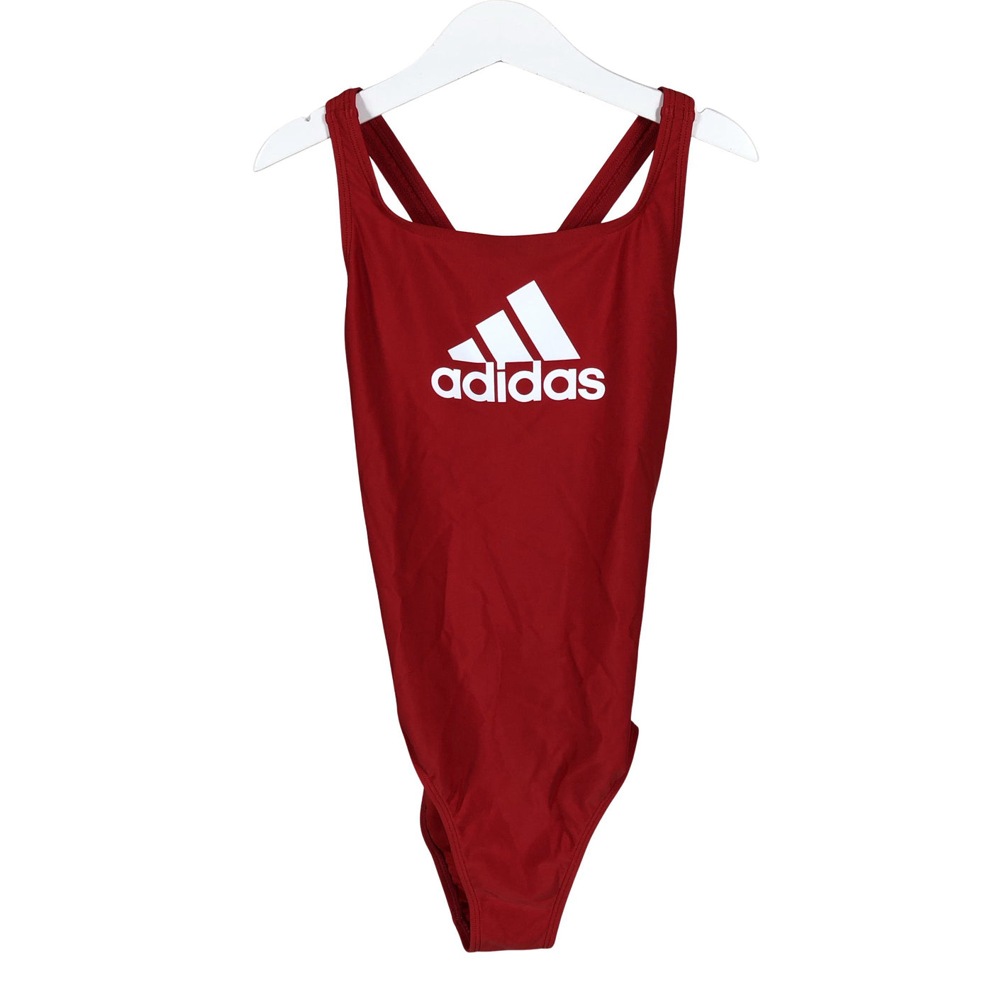 Tyttöjen Adidas - Uimapuku, koko 158 - 164 - Punainen (1)