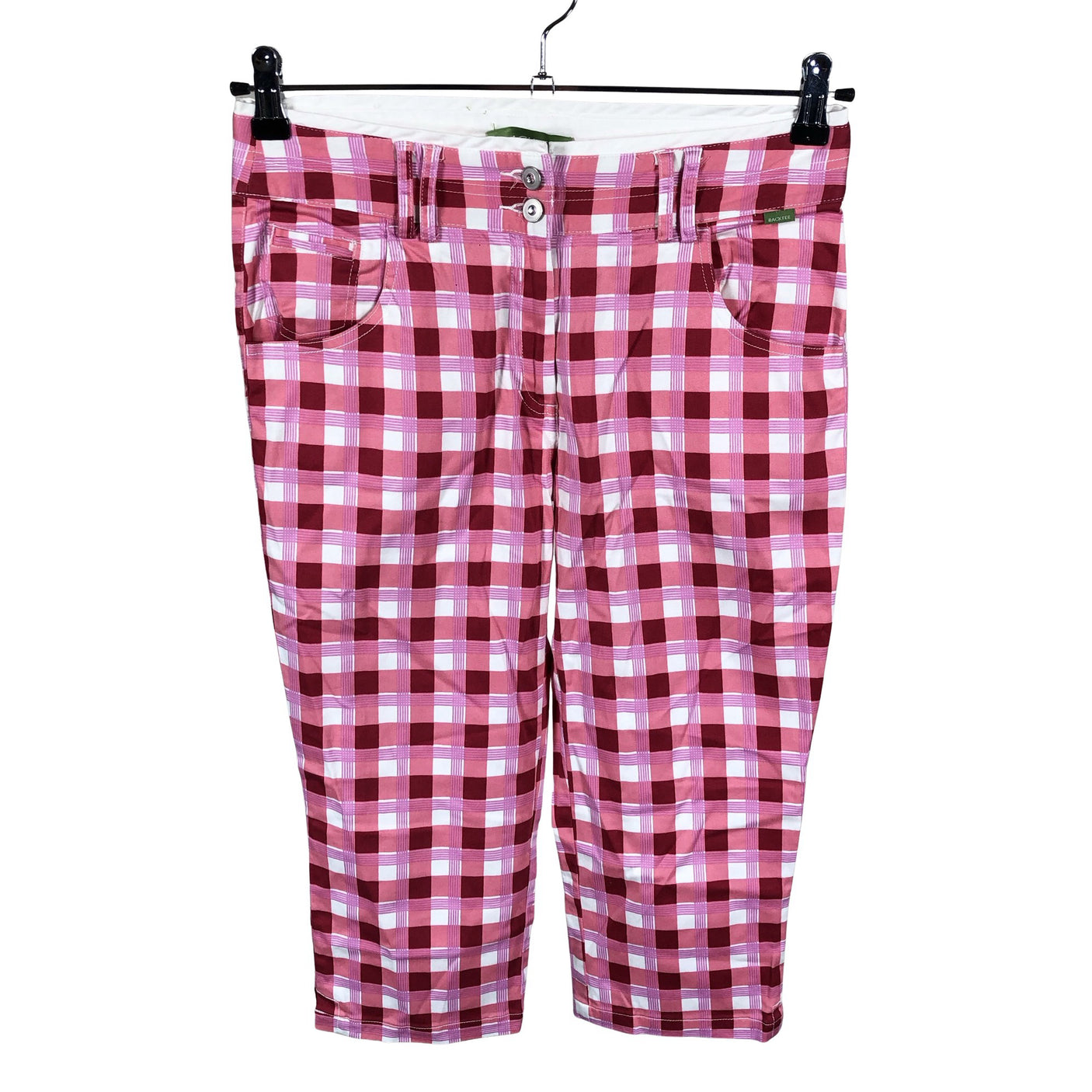 Naisten Backtee - Urheilushortsit, koko 38 - Vaaleanpunainen (1)