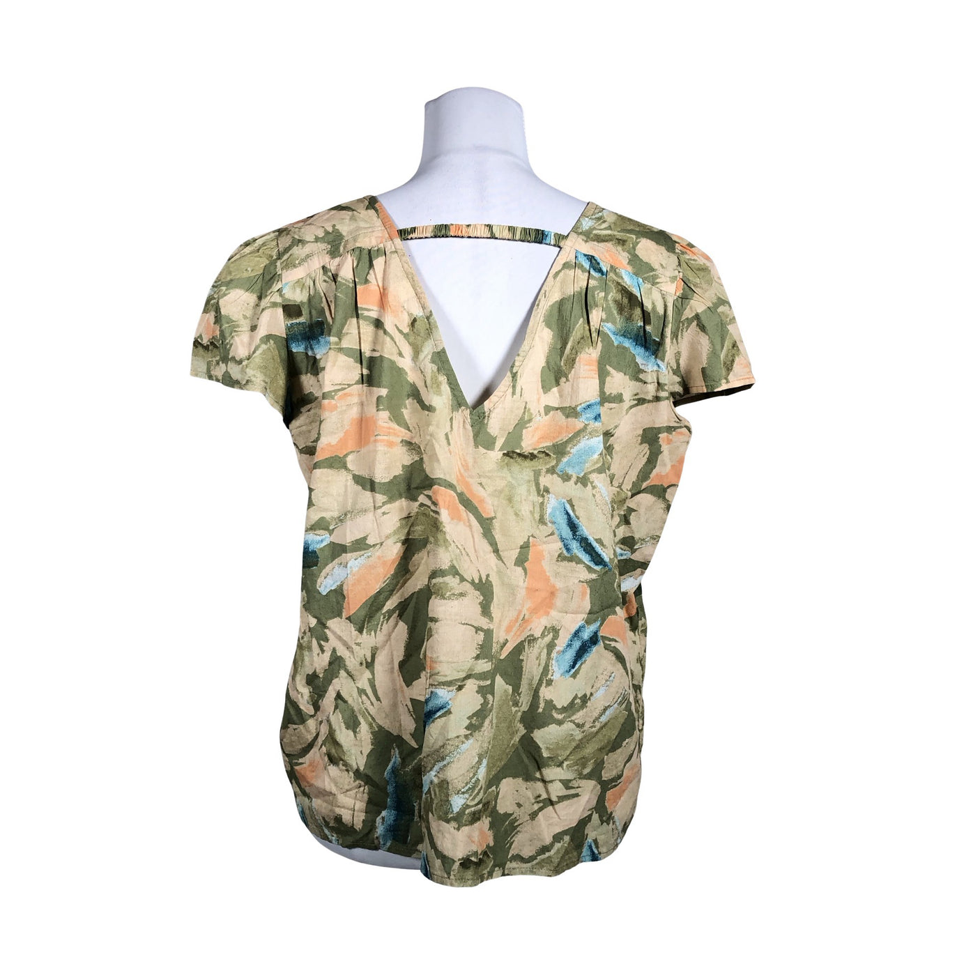 Naisten Esprit - Lyhythihainen pusero, koko 38 - Beige (2)