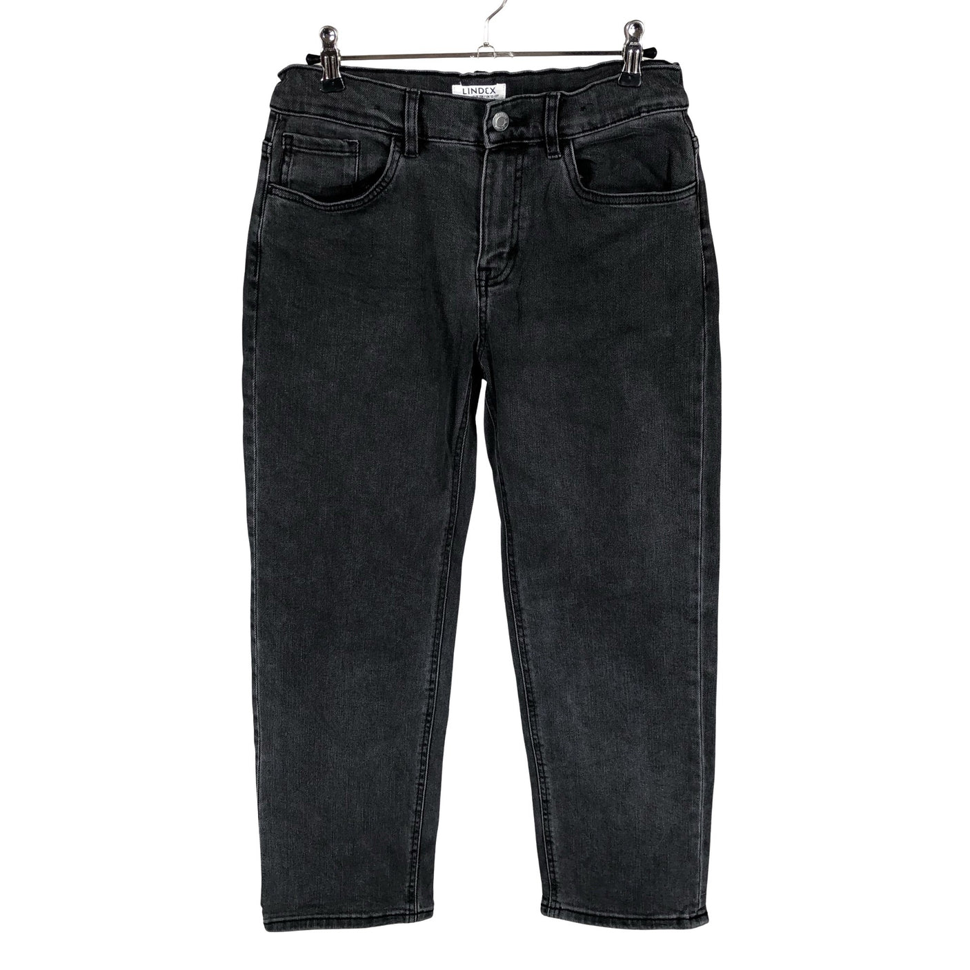 Tyttöjen Lindex - Farkut, koko 152 - 158 - Harmaa (1)