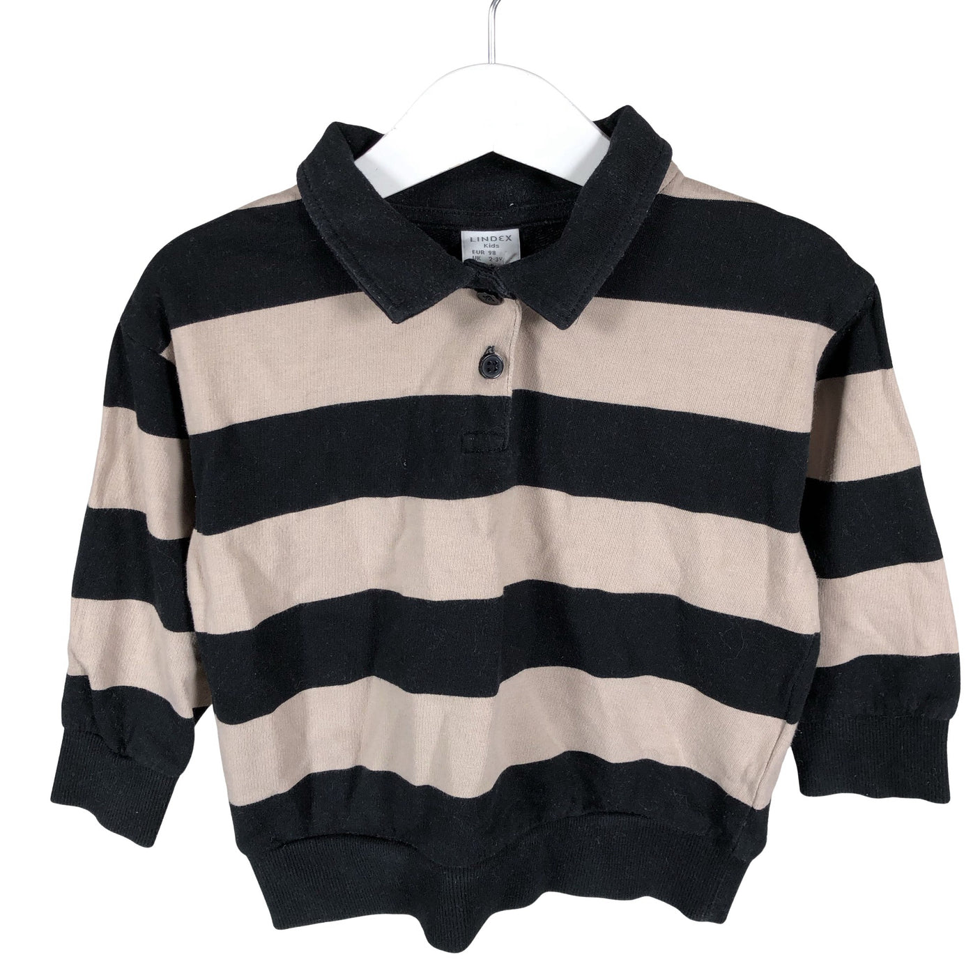 Unisex Lindex - Collegepaita, koko 92 - 98 - Musta (1)