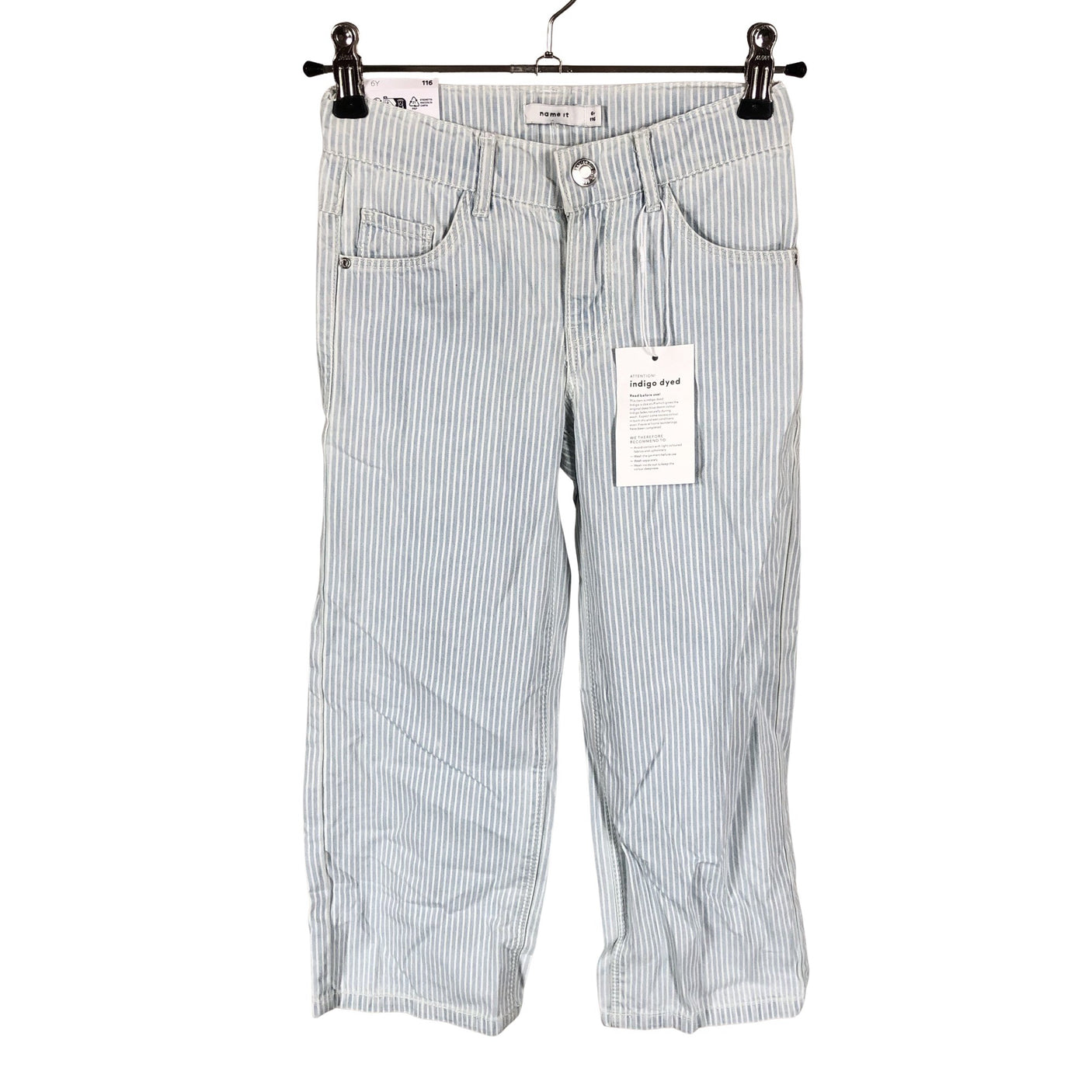 Unisex Name It - Farkut, koko 110 - 116 - Vaaleansininen (1)