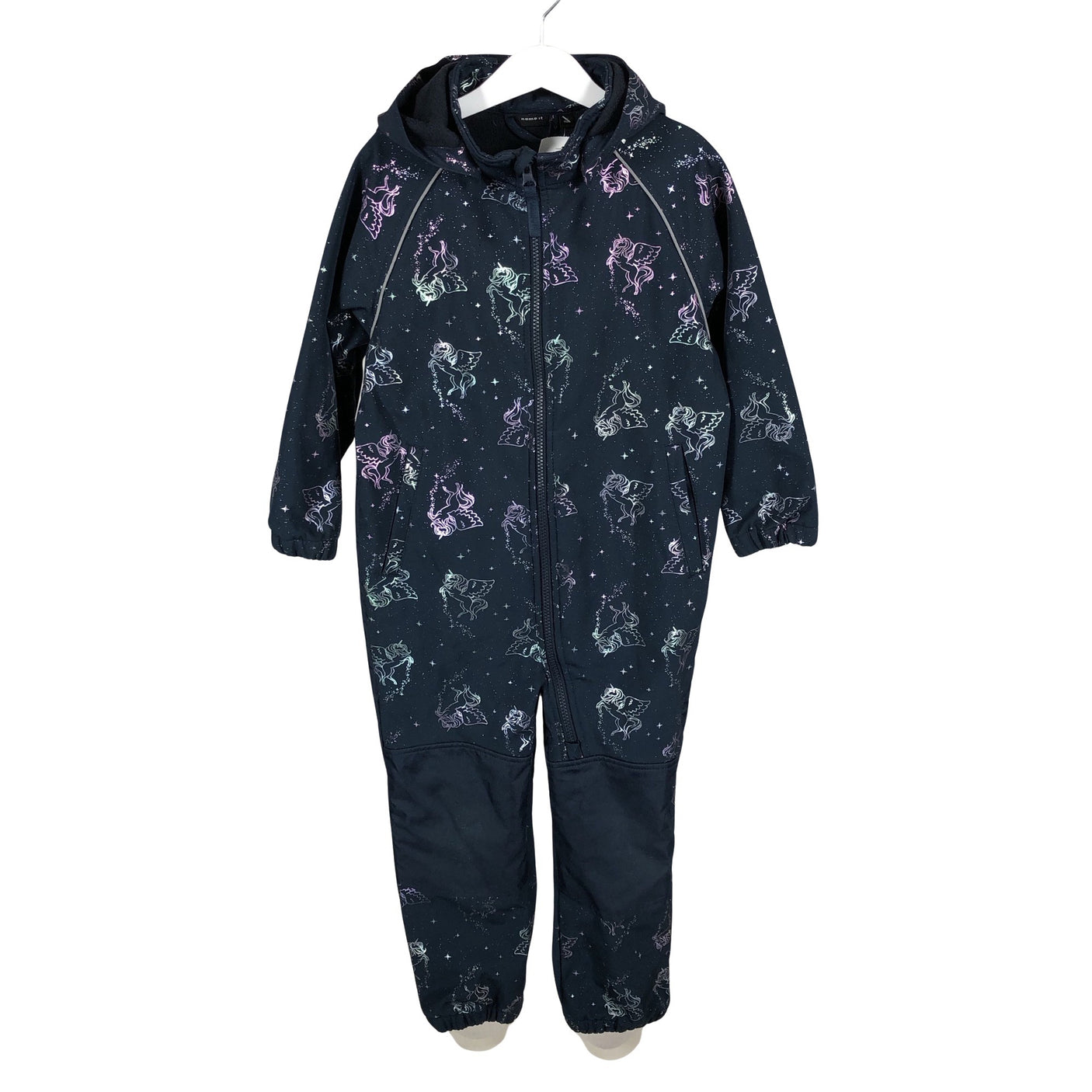 Unisex Name It - Softshellhaalari, koko 110 - 116 - Sininen (1)