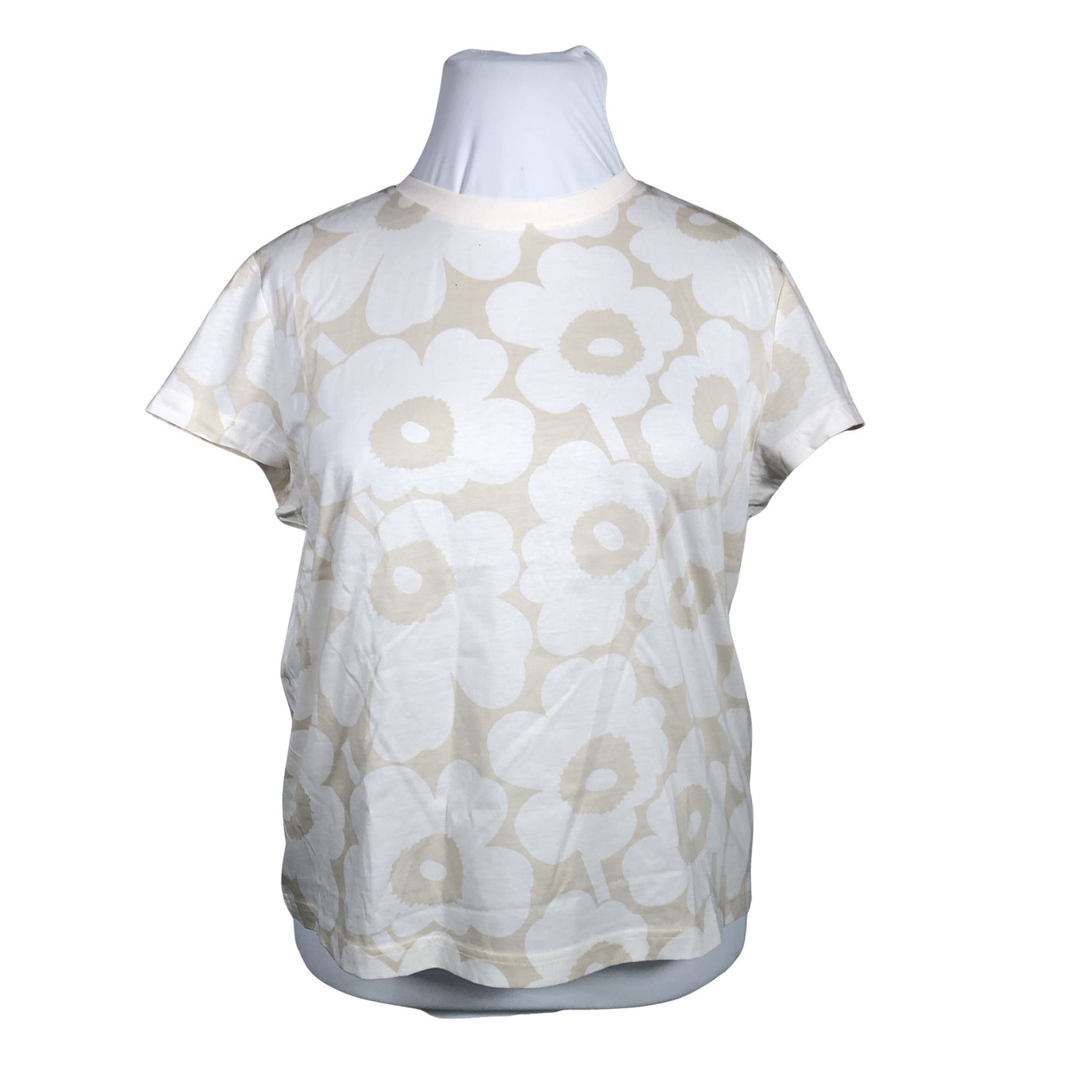 Naisten Marimekko - T-paita, koko 42 - Beige (1)