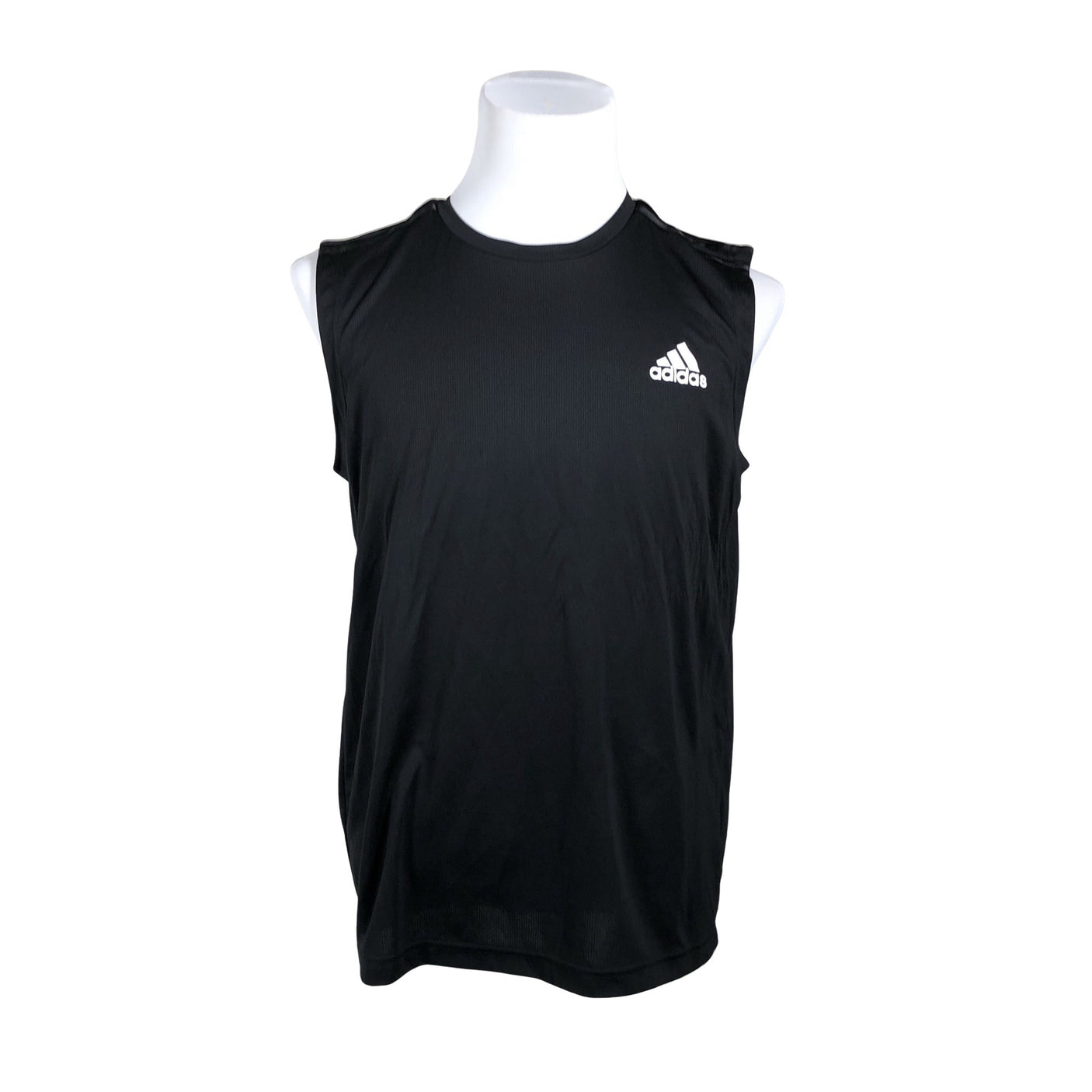 Miesten Adidas - Hihaton urheilupaita, koko L - Musta (1)