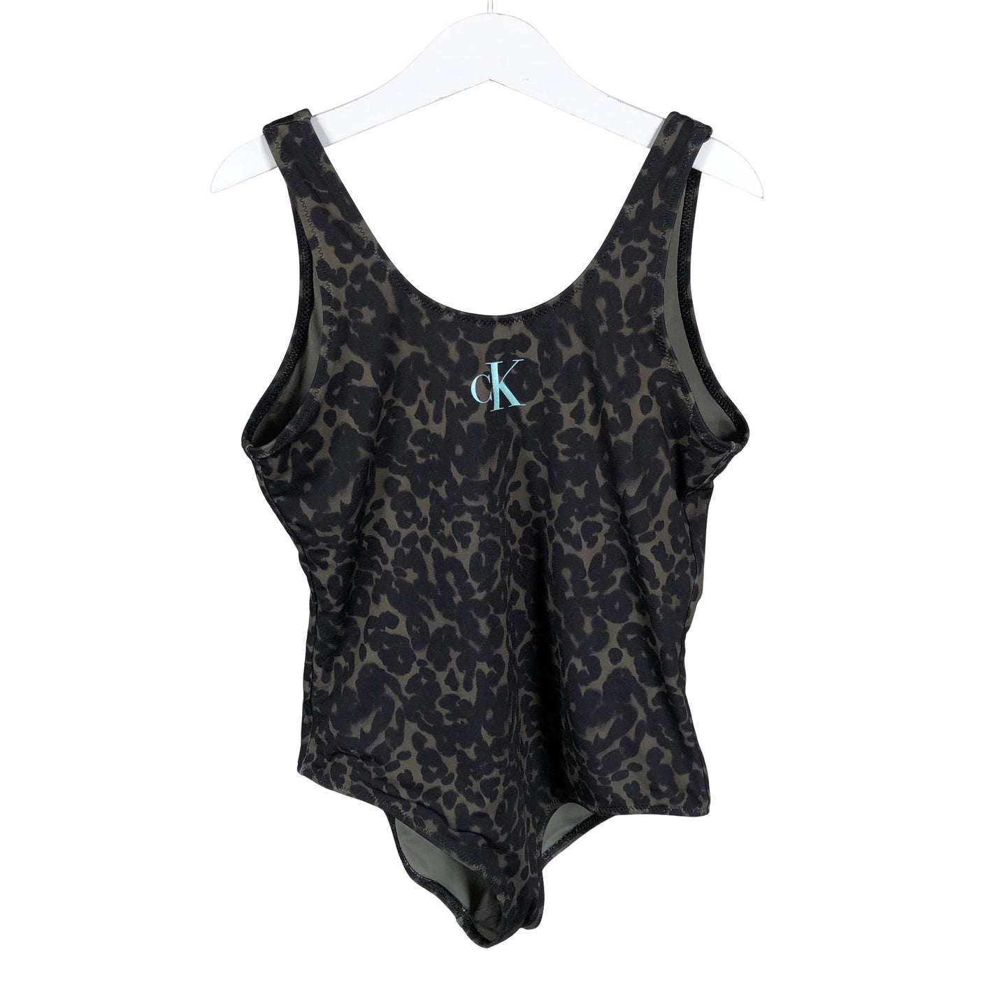 Tyttöjen Calvin Klein - Uimapuku, koko 152 - 158 - Vihreä (1)