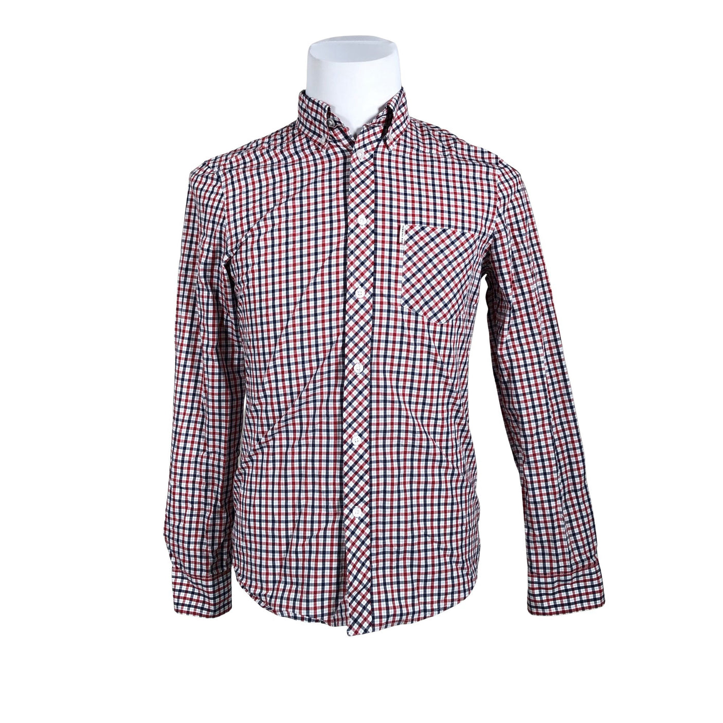 Miesten Ben Sherman - Kauluspaita, koko S - Sininen (1)