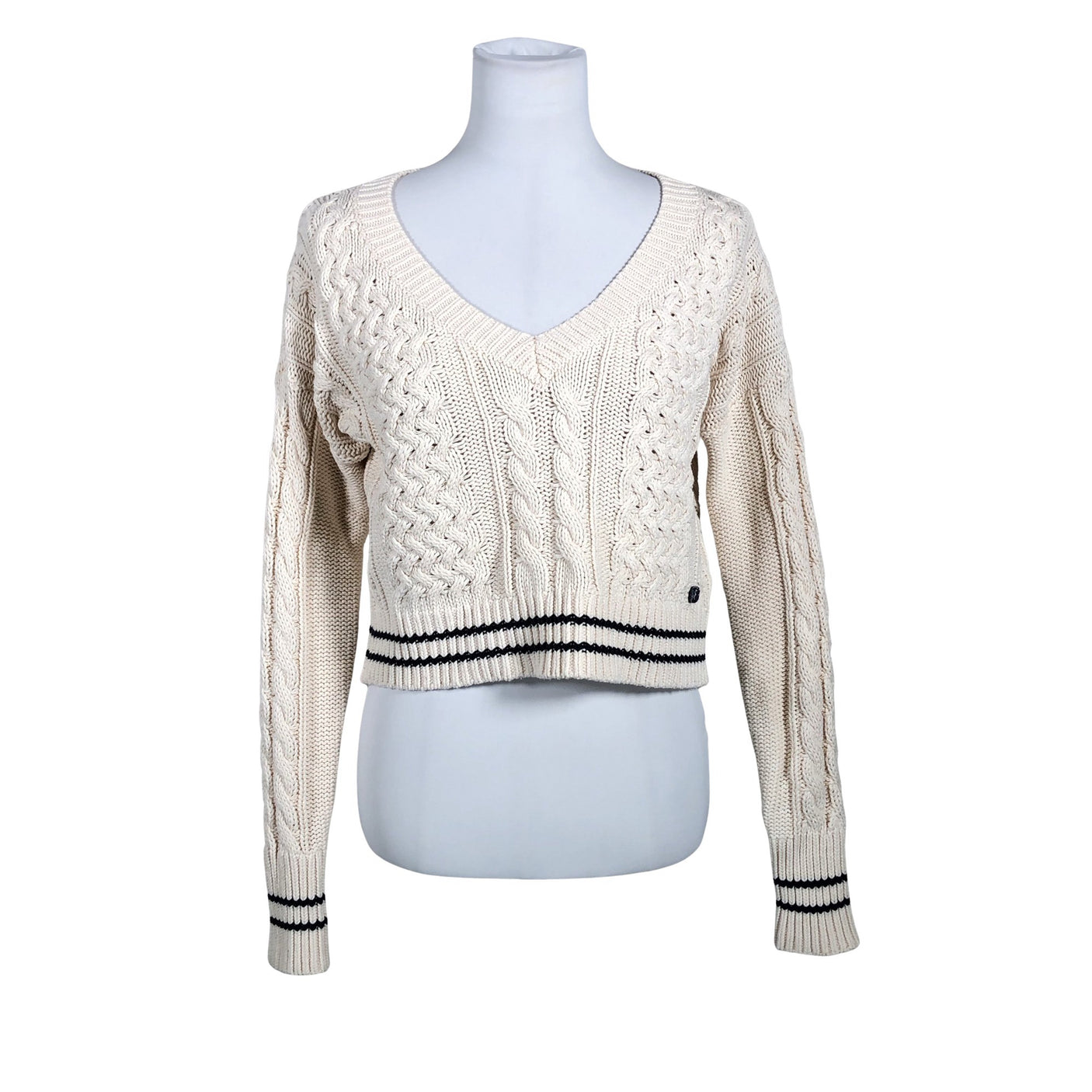 Naisten Abercrombie&Fitch - Neulepaita, koko 34 - Beige (1)