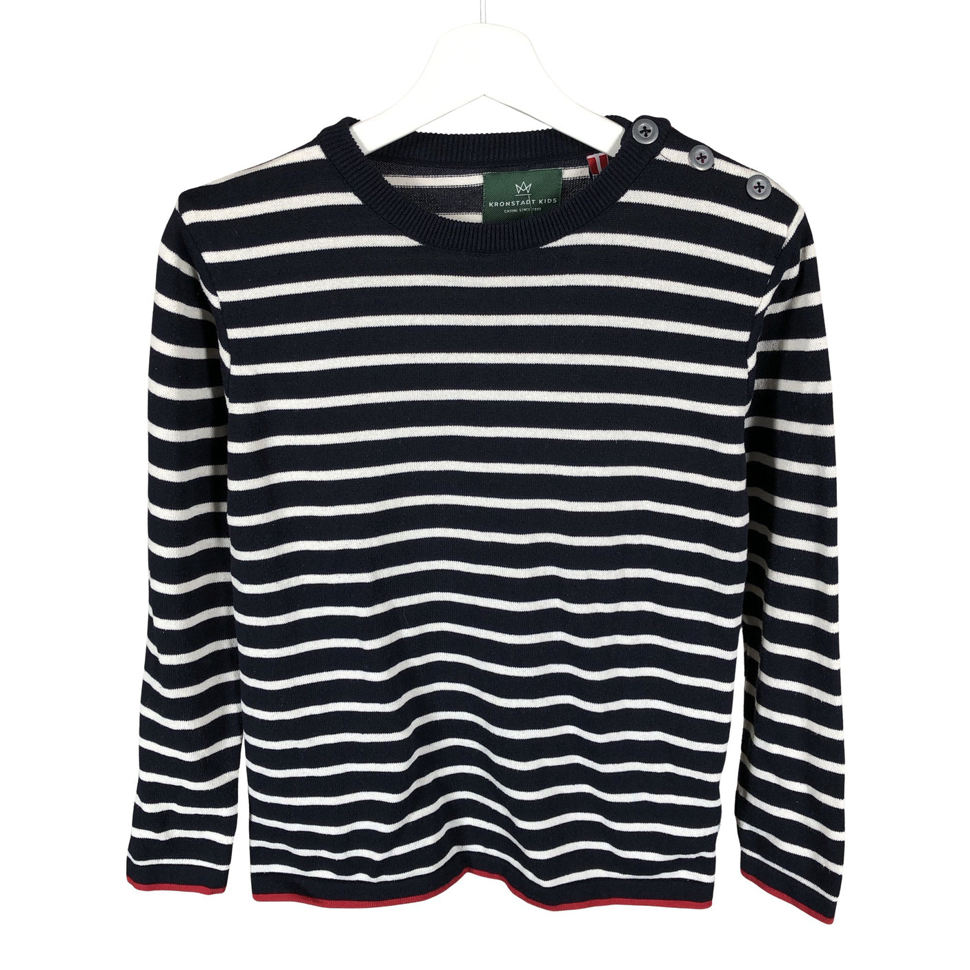Unisex Kronstadt - Trikoopaita, koko 158 - 164 - Sininen (1)